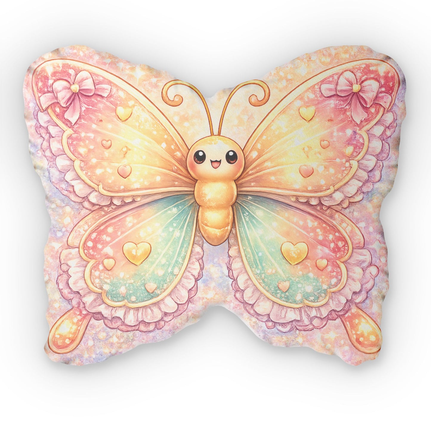 Vibrant Butterfly Dreams Custom Pillow