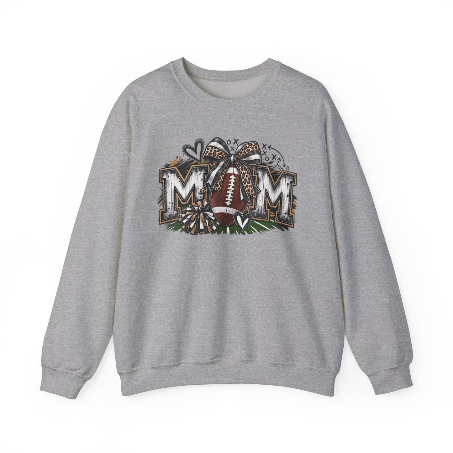 Proud Football Mom  Gildan Heavy Blend™ Crewneck Sweatshirt
