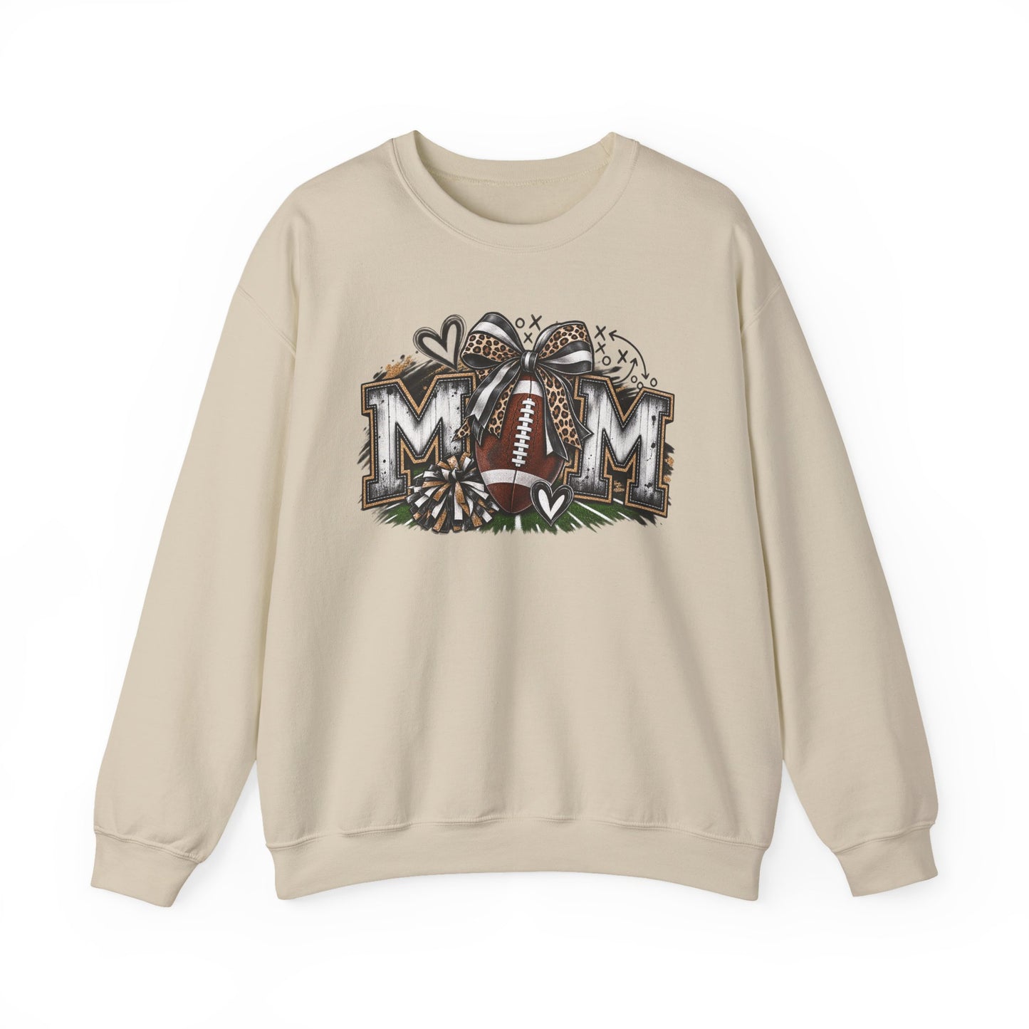 Proud Football Mom  Gildan Heavy Blend™ Crewneck Sweatshirt