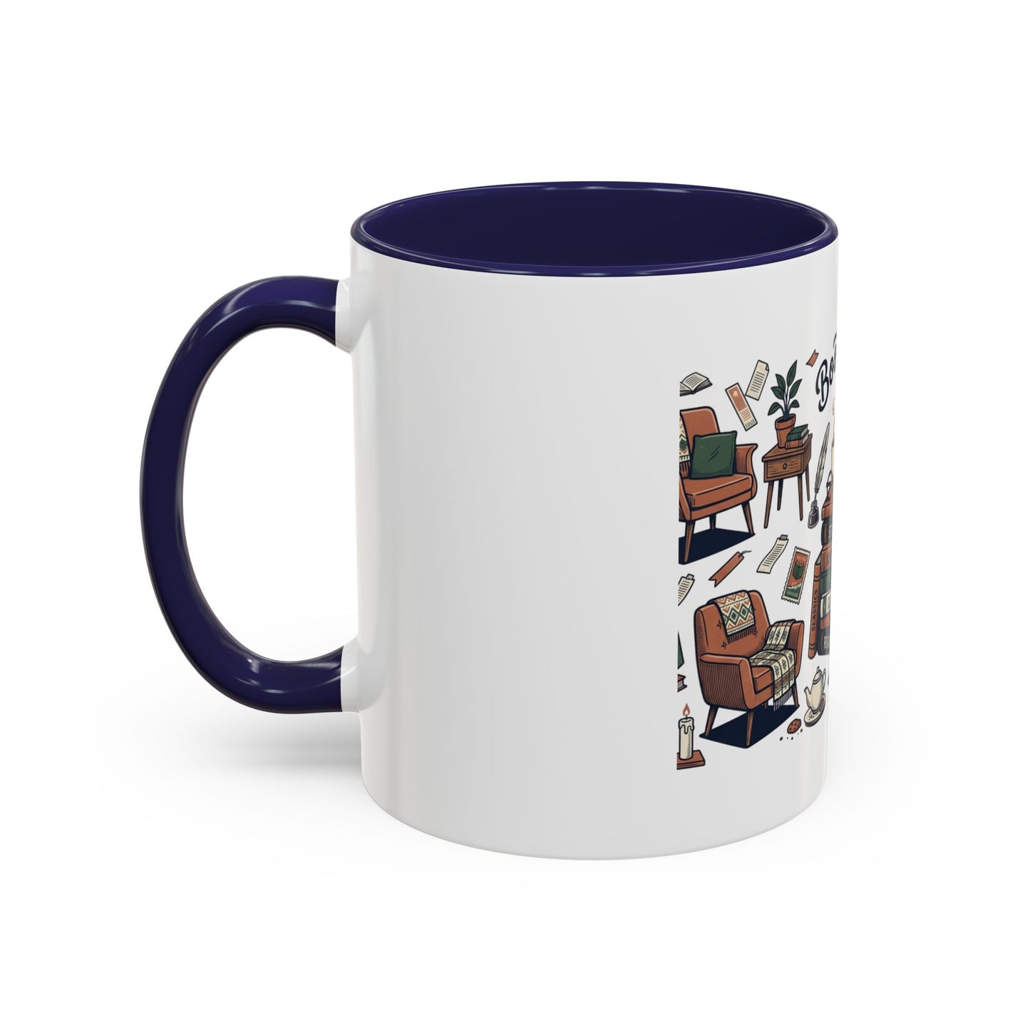 Book Lovers Accent Coffee Mug (11, 15oz)