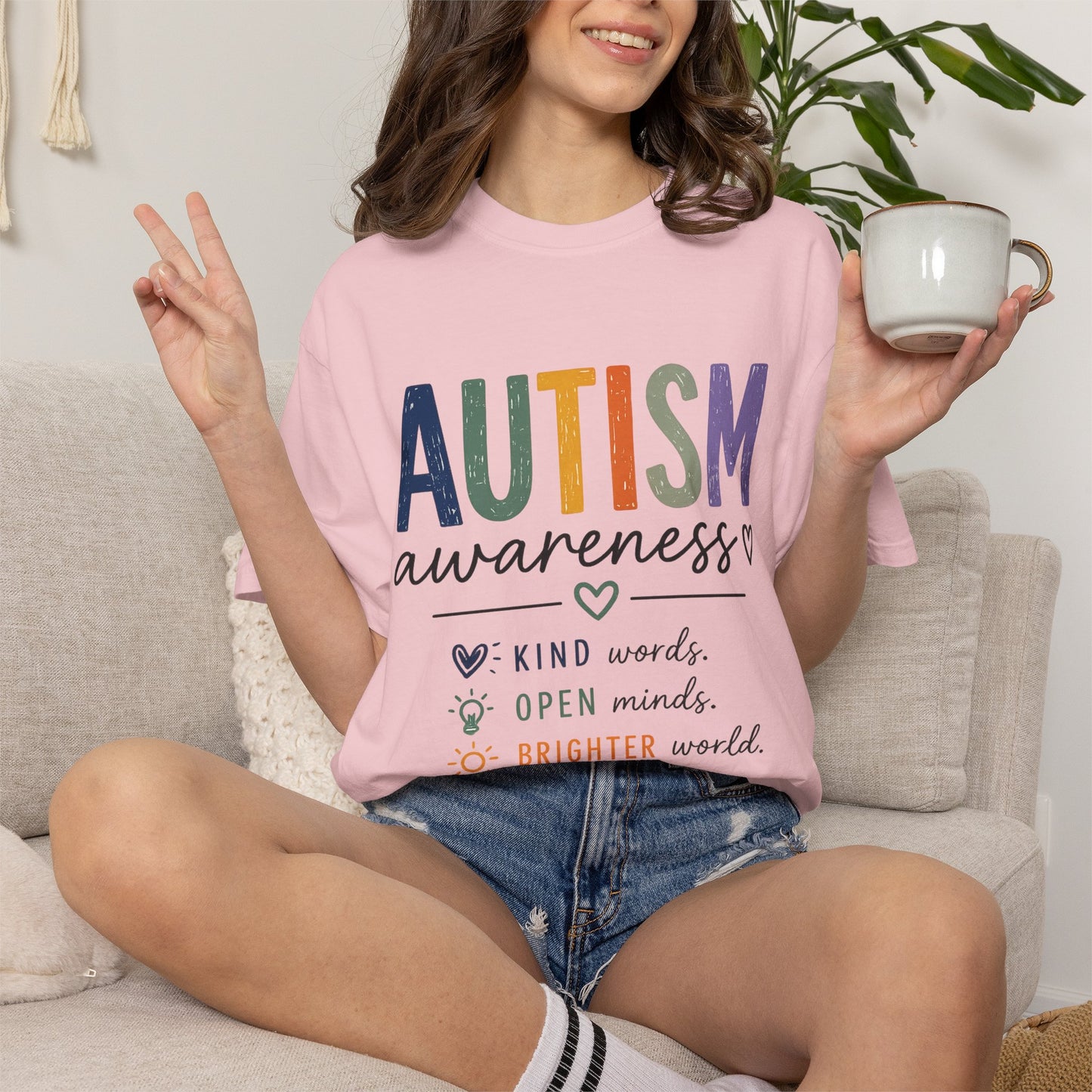 Autism Awareness Unisex Comfort Colors Tee