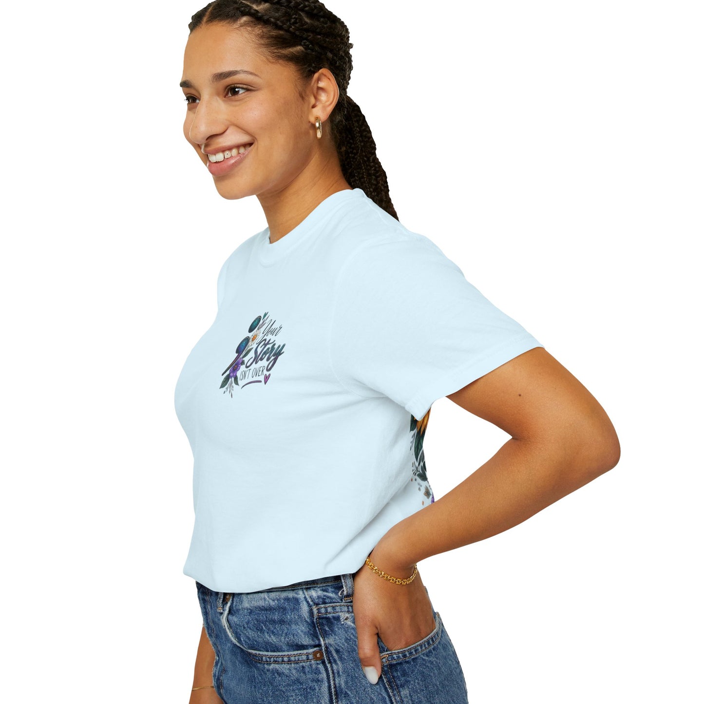 Your Story isn't over yet /Semicolon Mental Health Awareness Comfort Color Tee
