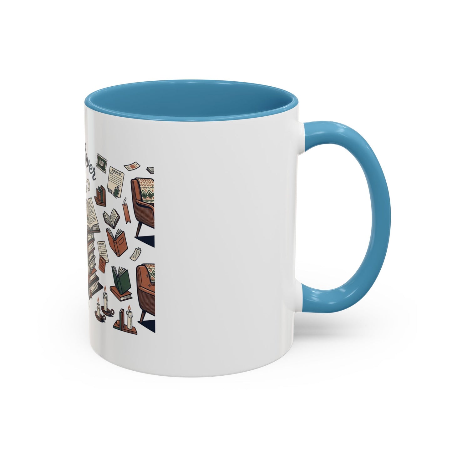 Book Lovers Accent Coffee Mug (11, 15oz)