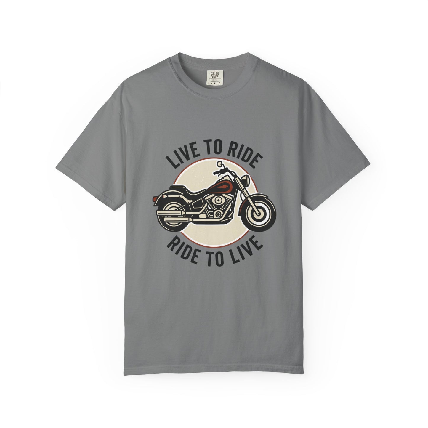 LIve To Ride, Ride to live  Unisex Garment-Dyed T-shirt