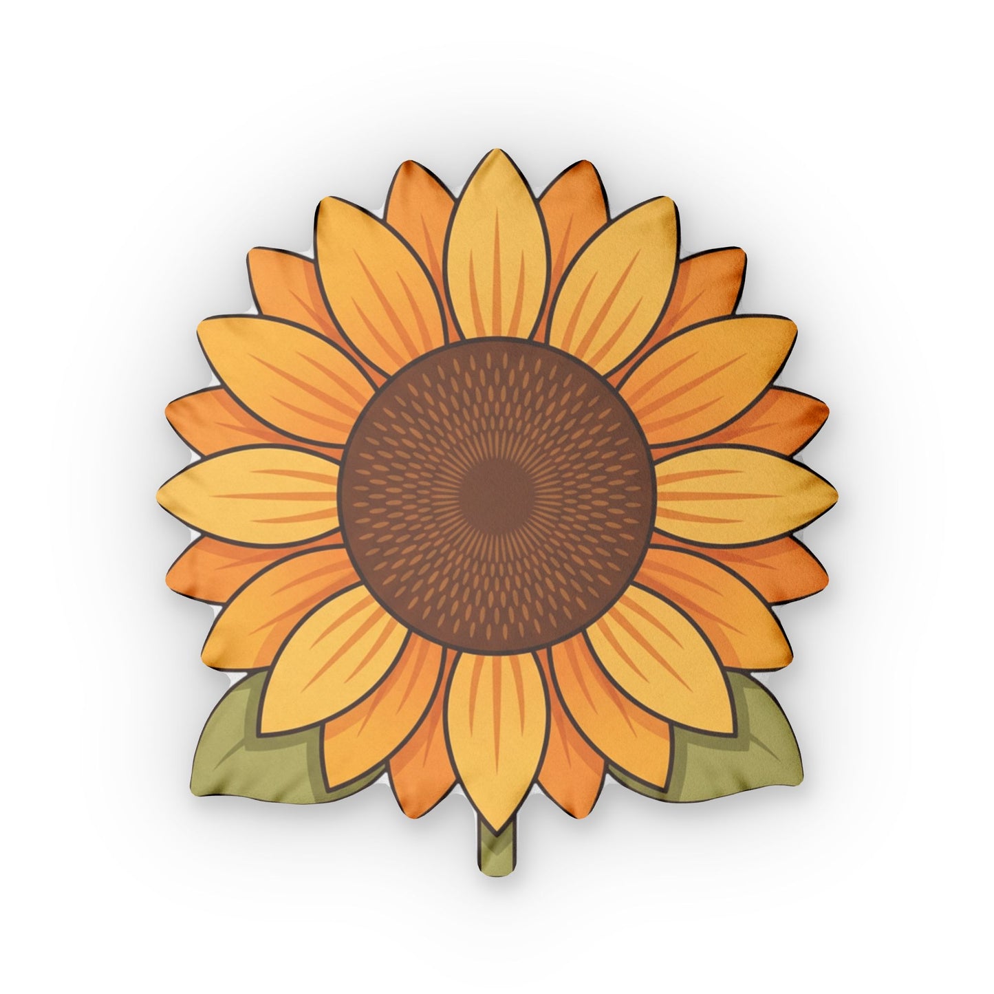 Sunflower Sunshine Custom Shaped Pillow