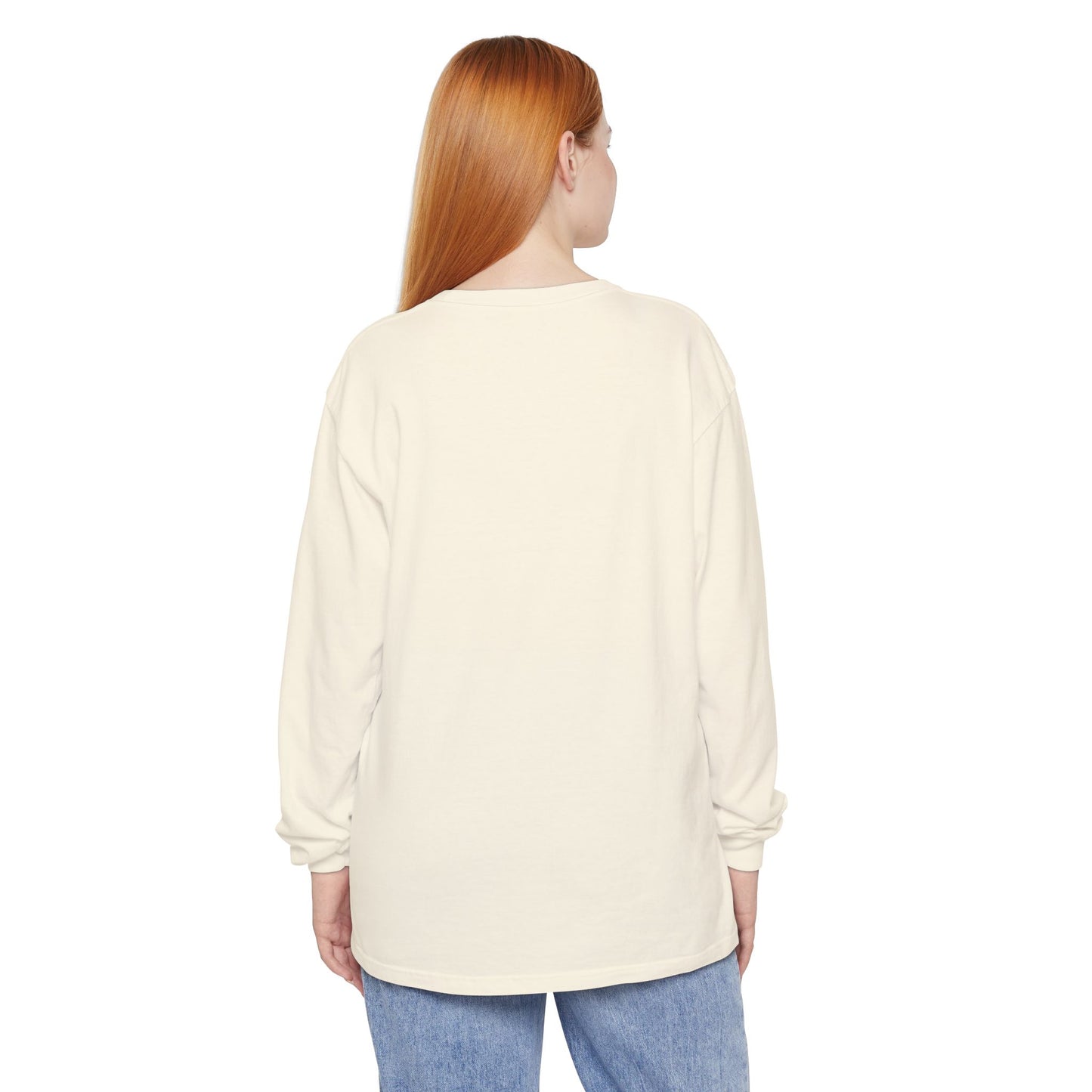 Tiny Humans. Big Attitudes Comfort Colors Unisex Long Sleeve T-Shirt