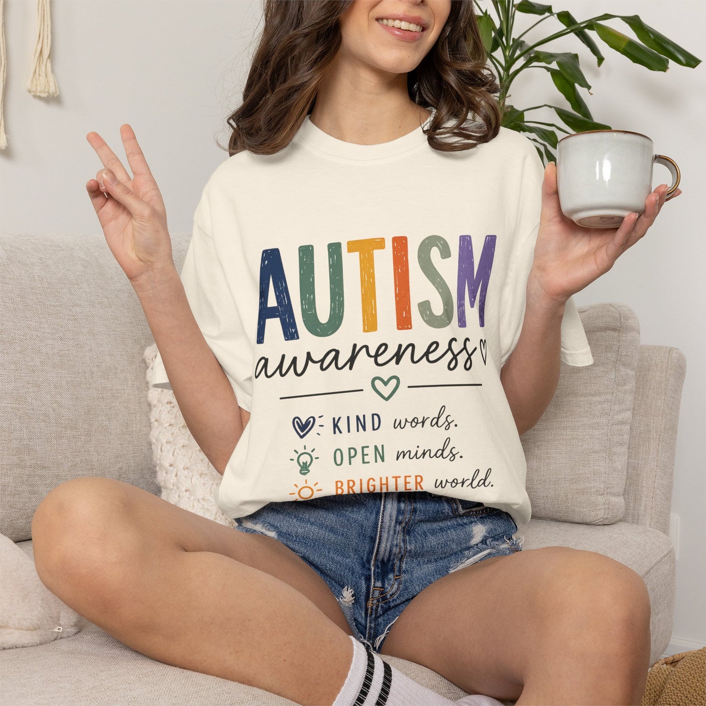 Autism Awareness Unisex Comfort Colors Tee