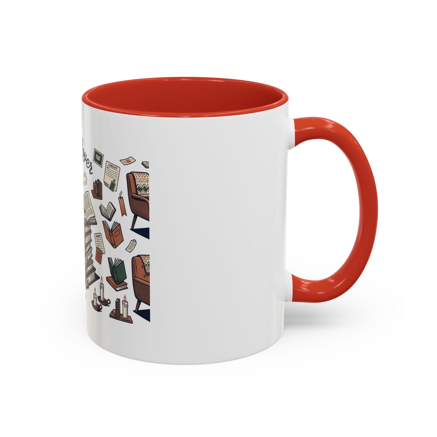 Book Lovers Accent Coffee Mug (11, 15oz)