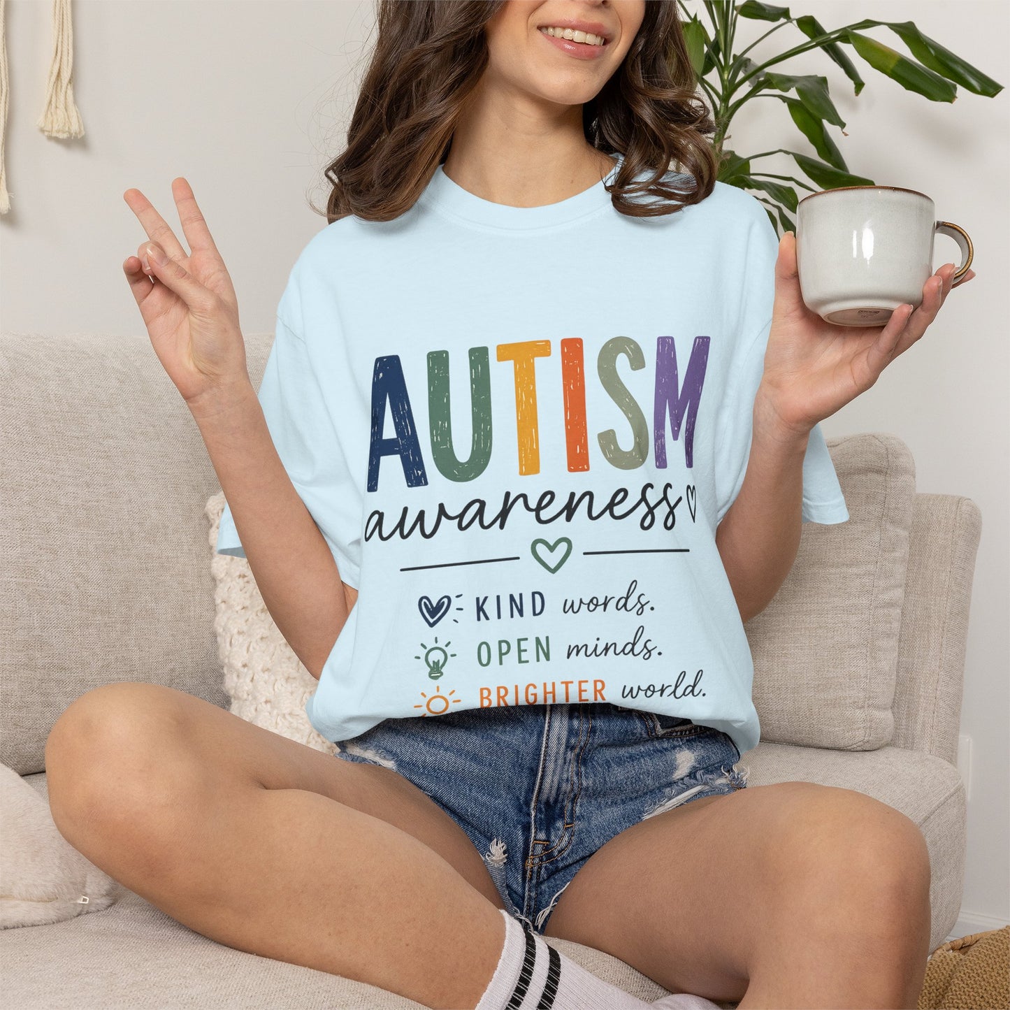 Autism Awareness Unisex Comfort Colors Tee