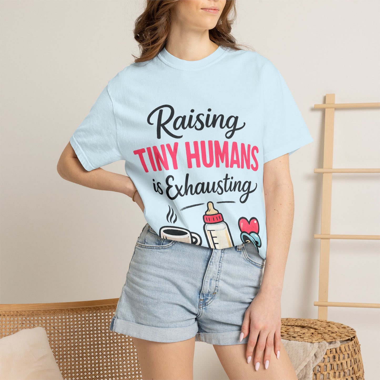 Raising Tiny Humans Comfort Colors Tee