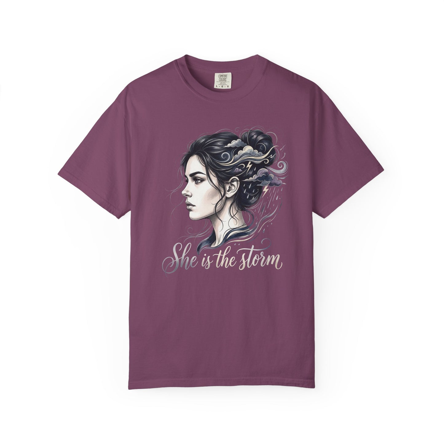She Is The Storm Comfort Colors Tee