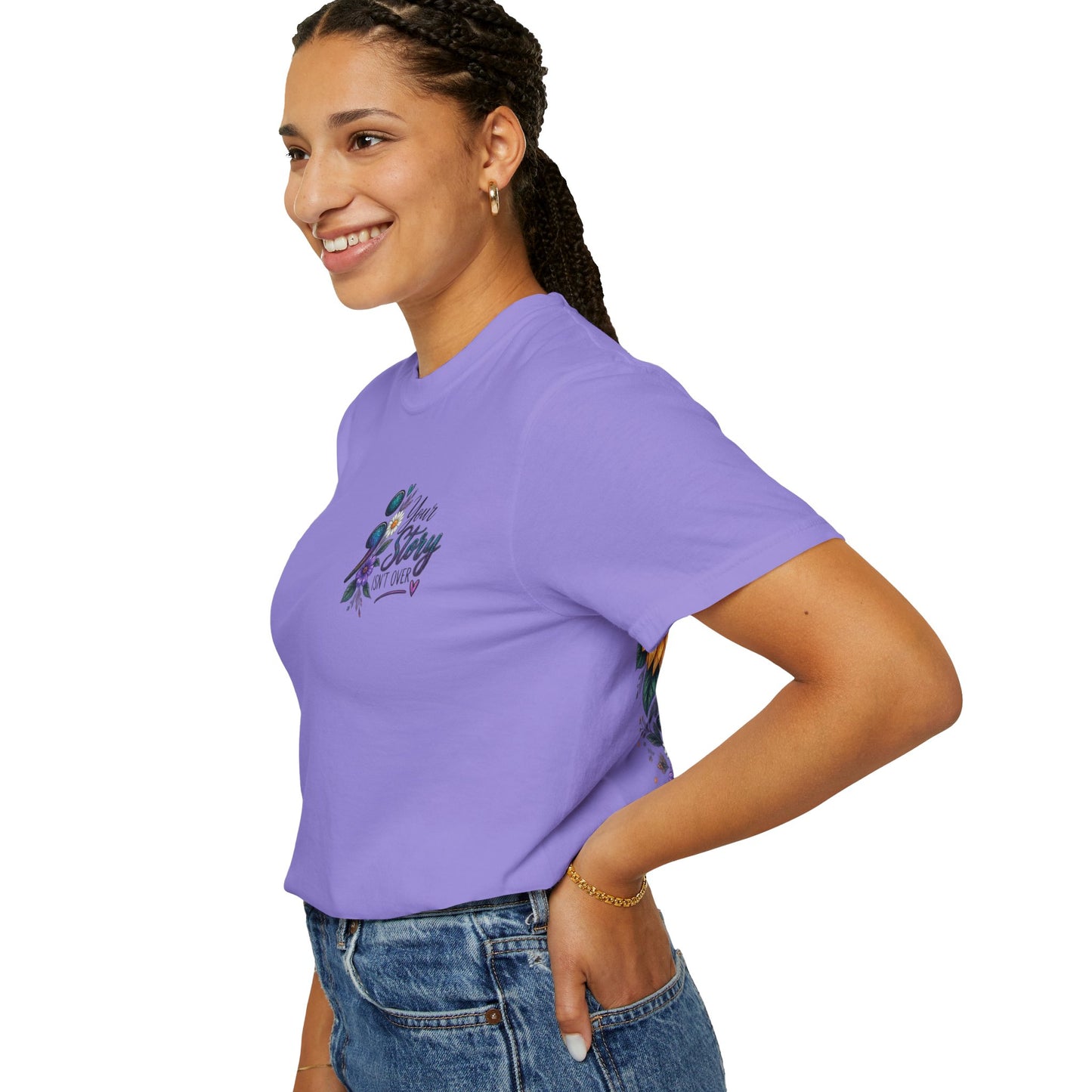 Your Story isn't over yet /Semicolon Mental Health Awareness Comfort Color Tee