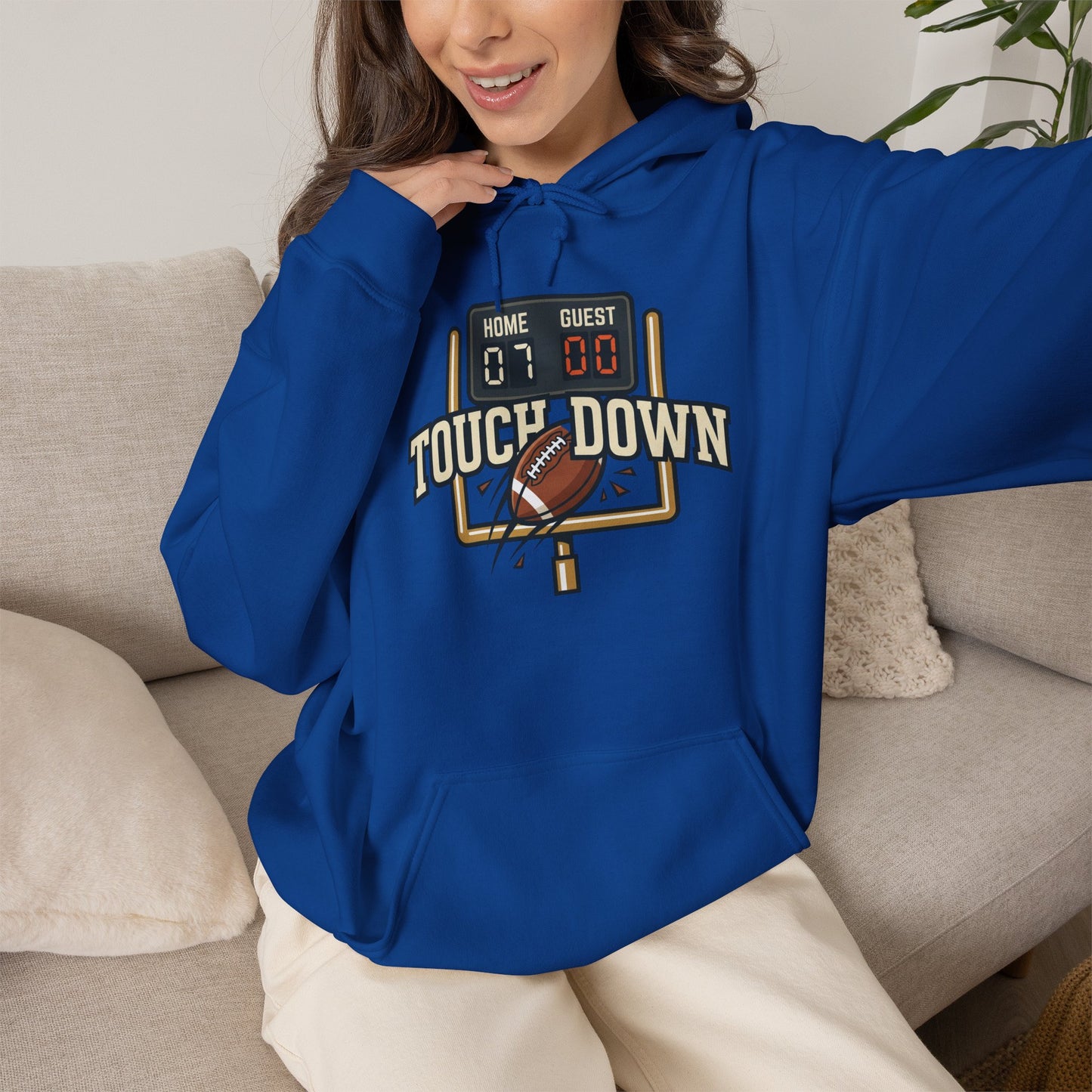 Touch Down Gildan Unisex Heavy Blend™ Hooded Sweatshirt