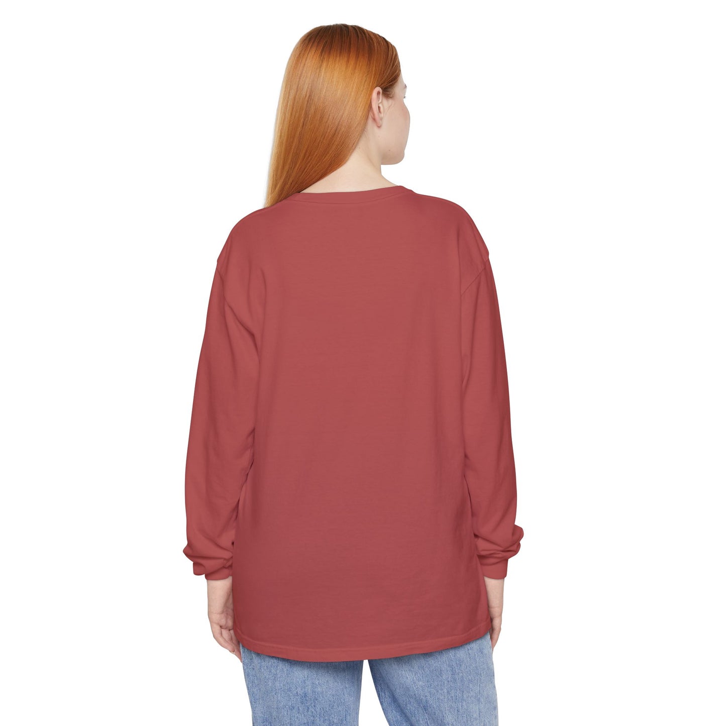 Tiny Humans. Big Attitudes Comfort Colors Unisex Long Sleeve T-Shirt