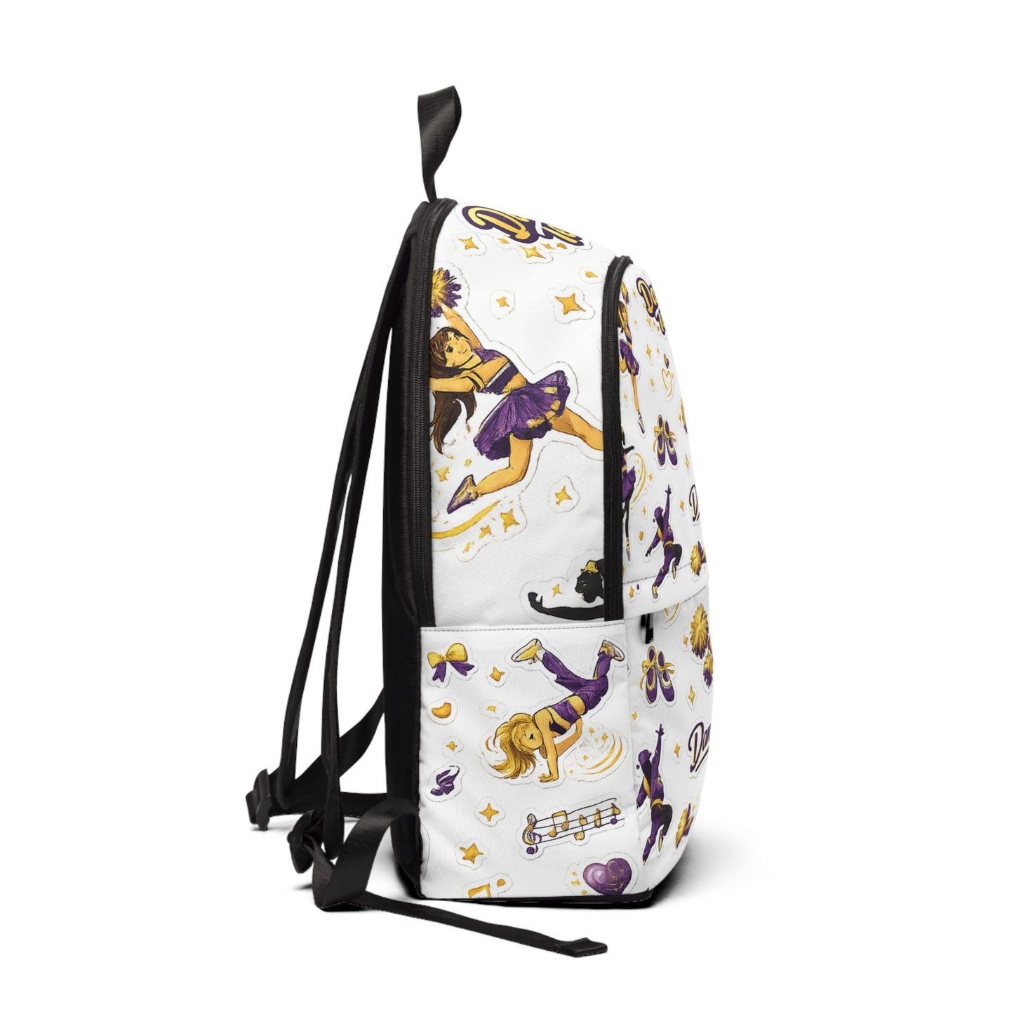 Purple & Gold Dance Team Back Pack