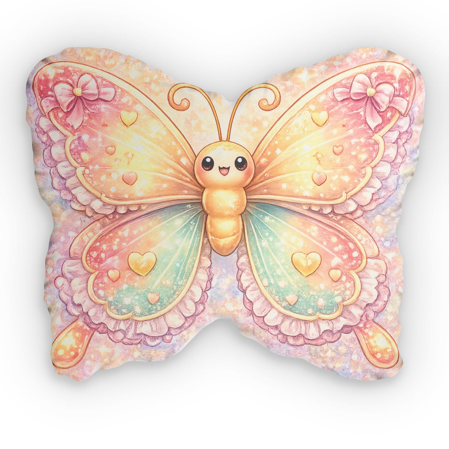 Vibrant Butterfly Dreams Custom Pillow