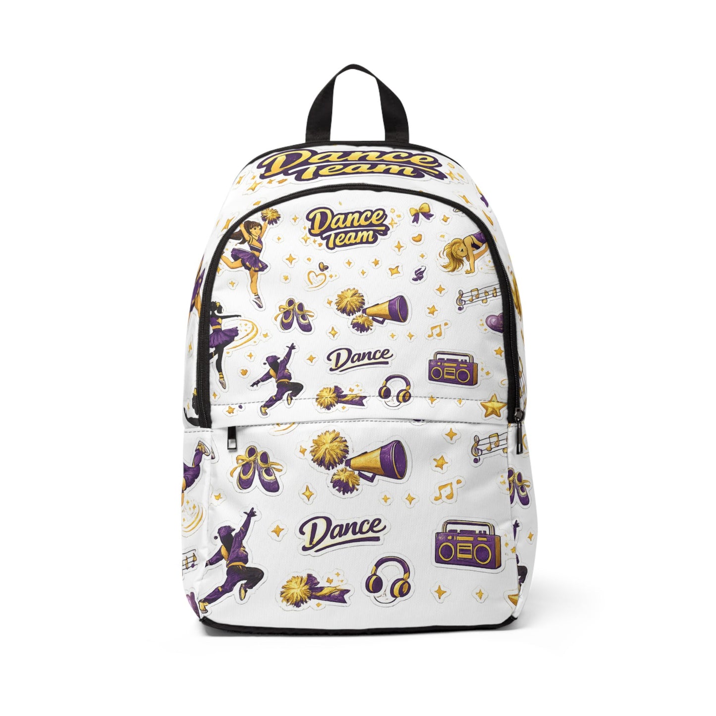 Purple & Gold Dance Team Back Pack