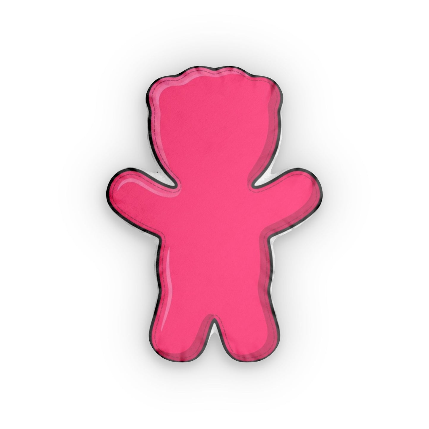 Hot pink kids fun Custom Shaped Pillow