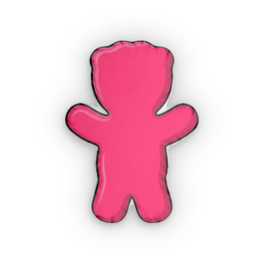 Hot pink kids fun Custom Shaped Pillow