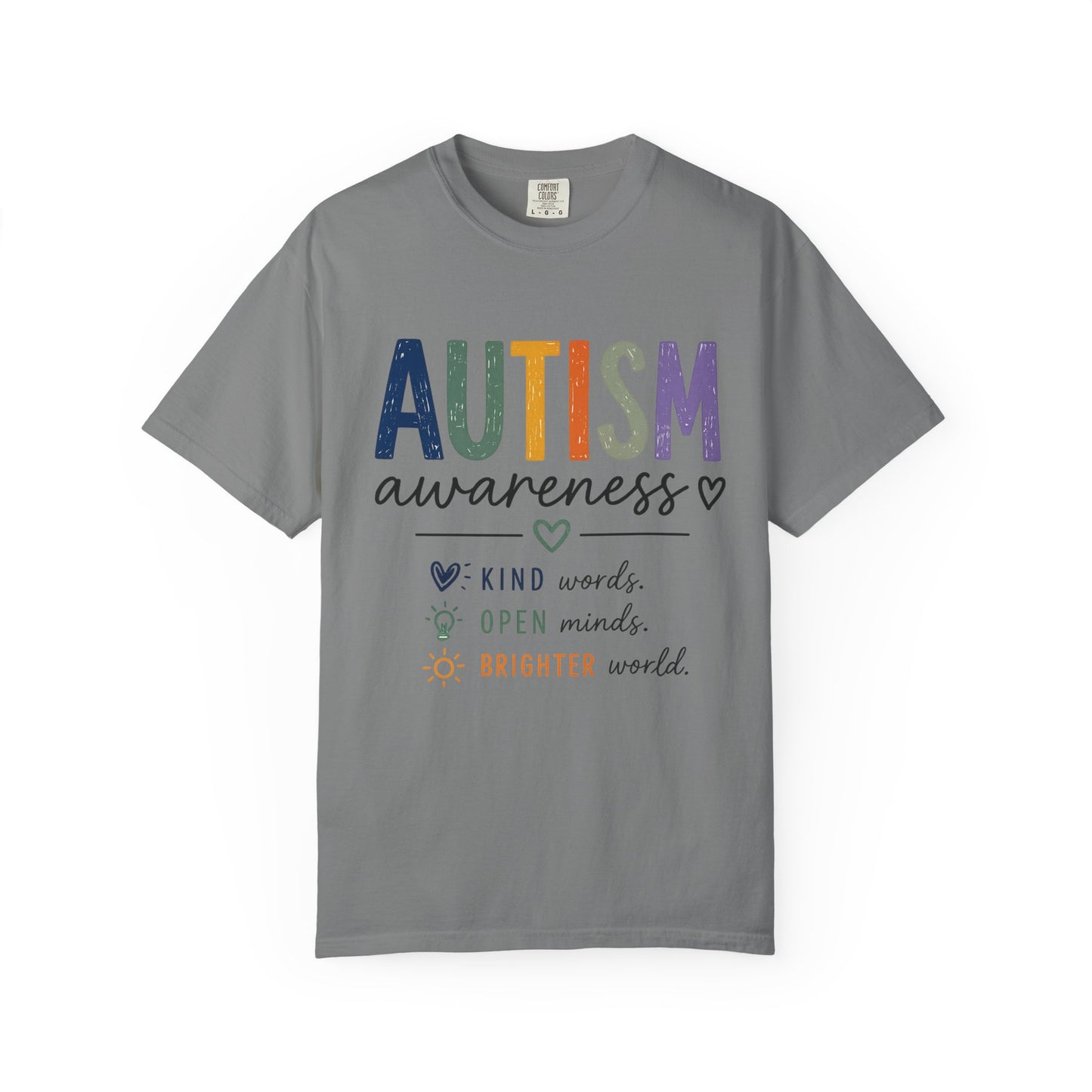 Autism Awareness Unisex Comfort Colors Tee