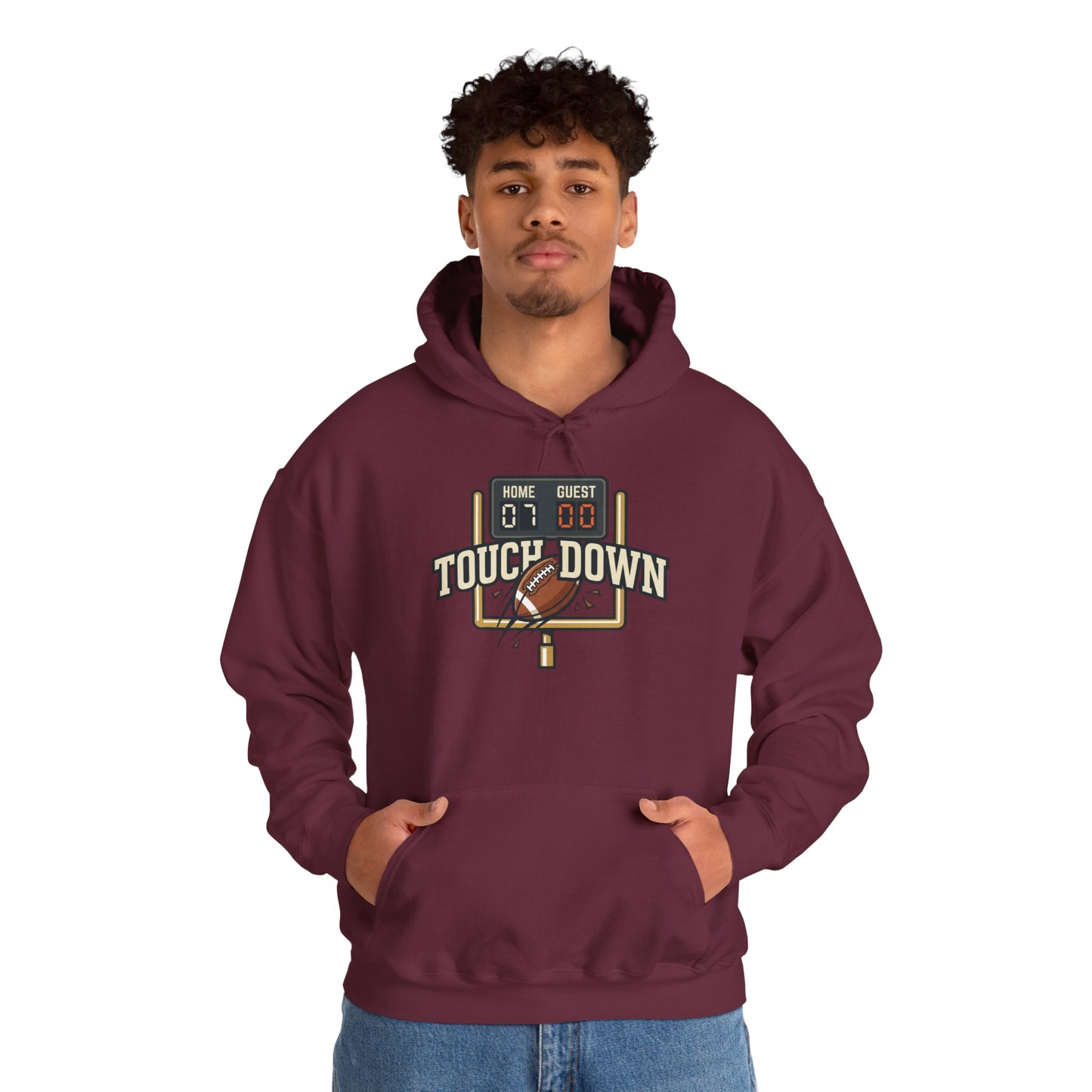 Touch Down Gildan Unisex Heavy Blend™ Hooded Sweatshirt