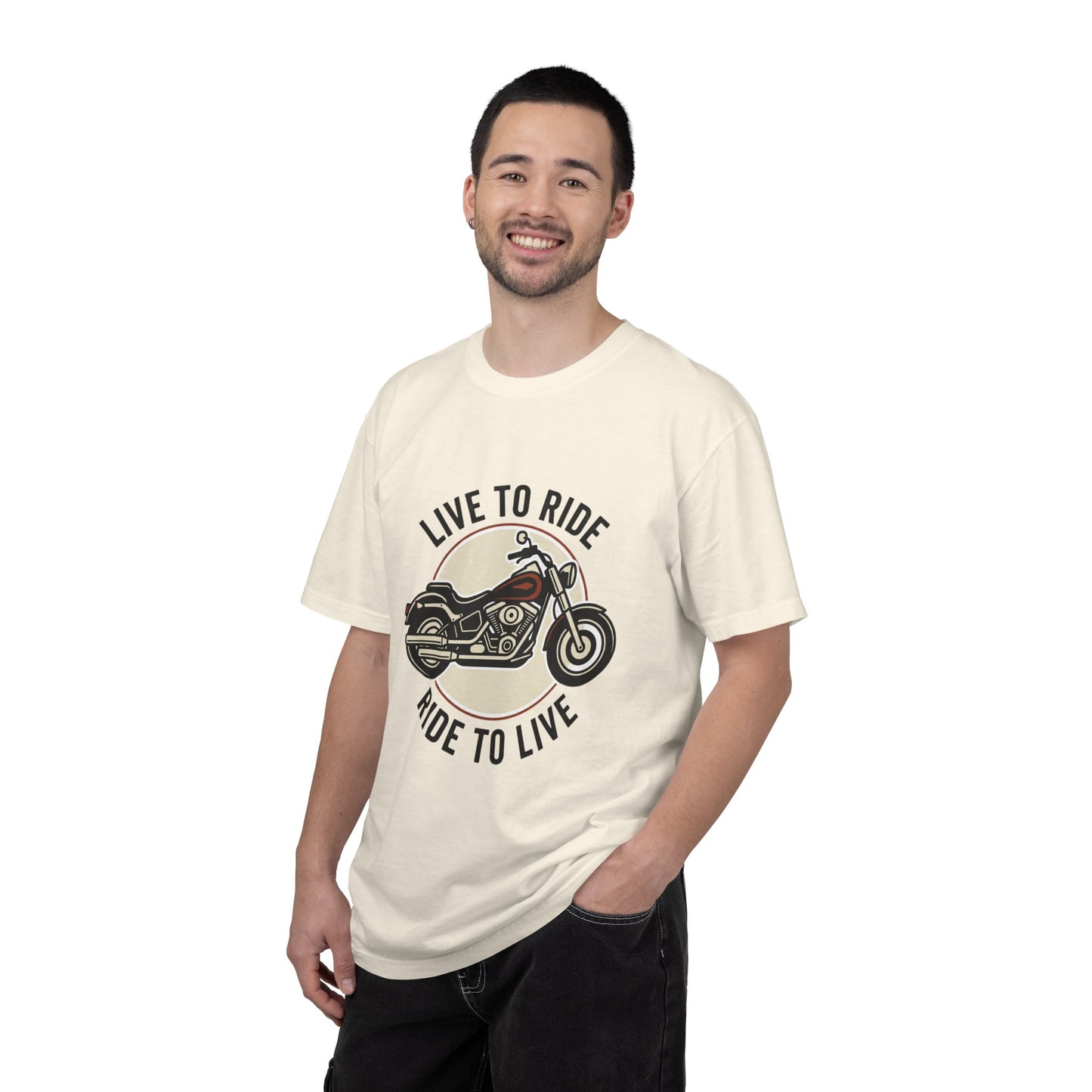 LIve To Ride, Ride to live  Unisex Garment-Dyed T-shirt
