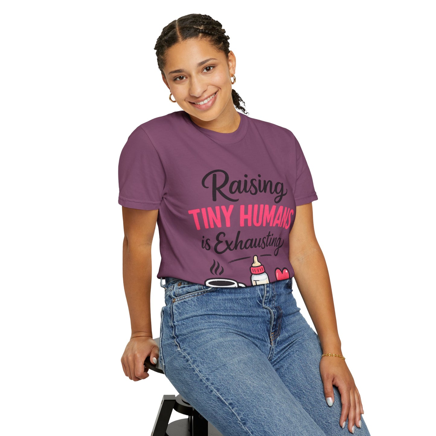 Raising Tiny Humans Comfort Colors Tee