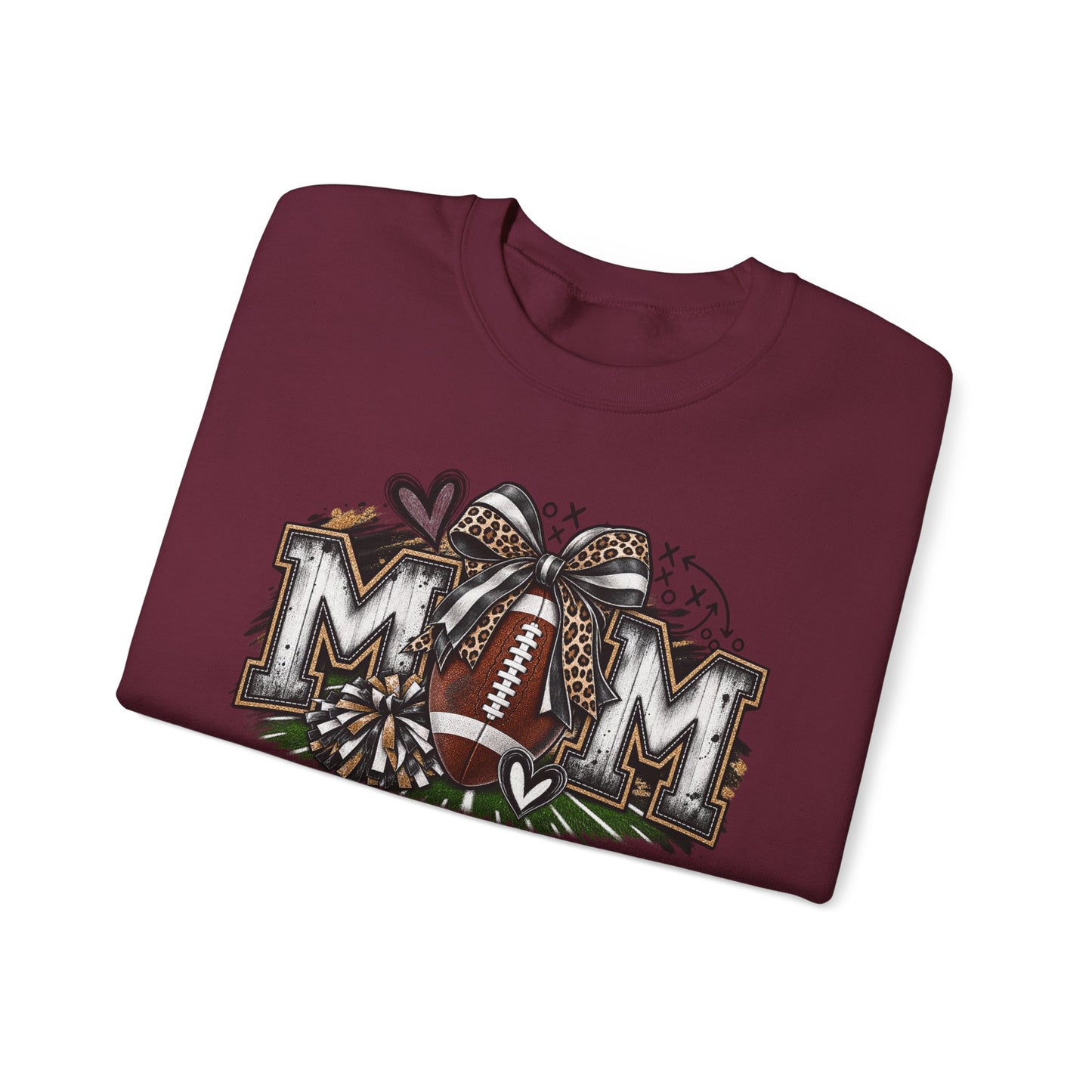 Proud Football Mom  Gildan Heavy Blend™ Crewneck Sweatshirt
