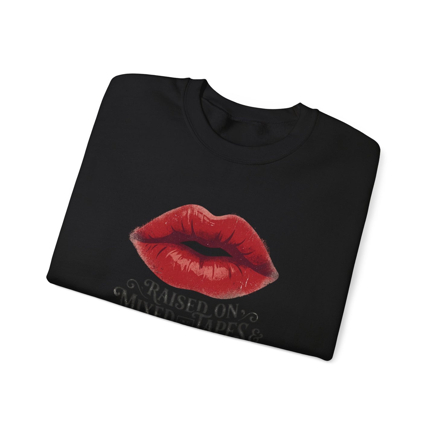 Raised on Mix Tapes & Sarcasm  Heavy Blend™ Crewneck Sweatshirt
