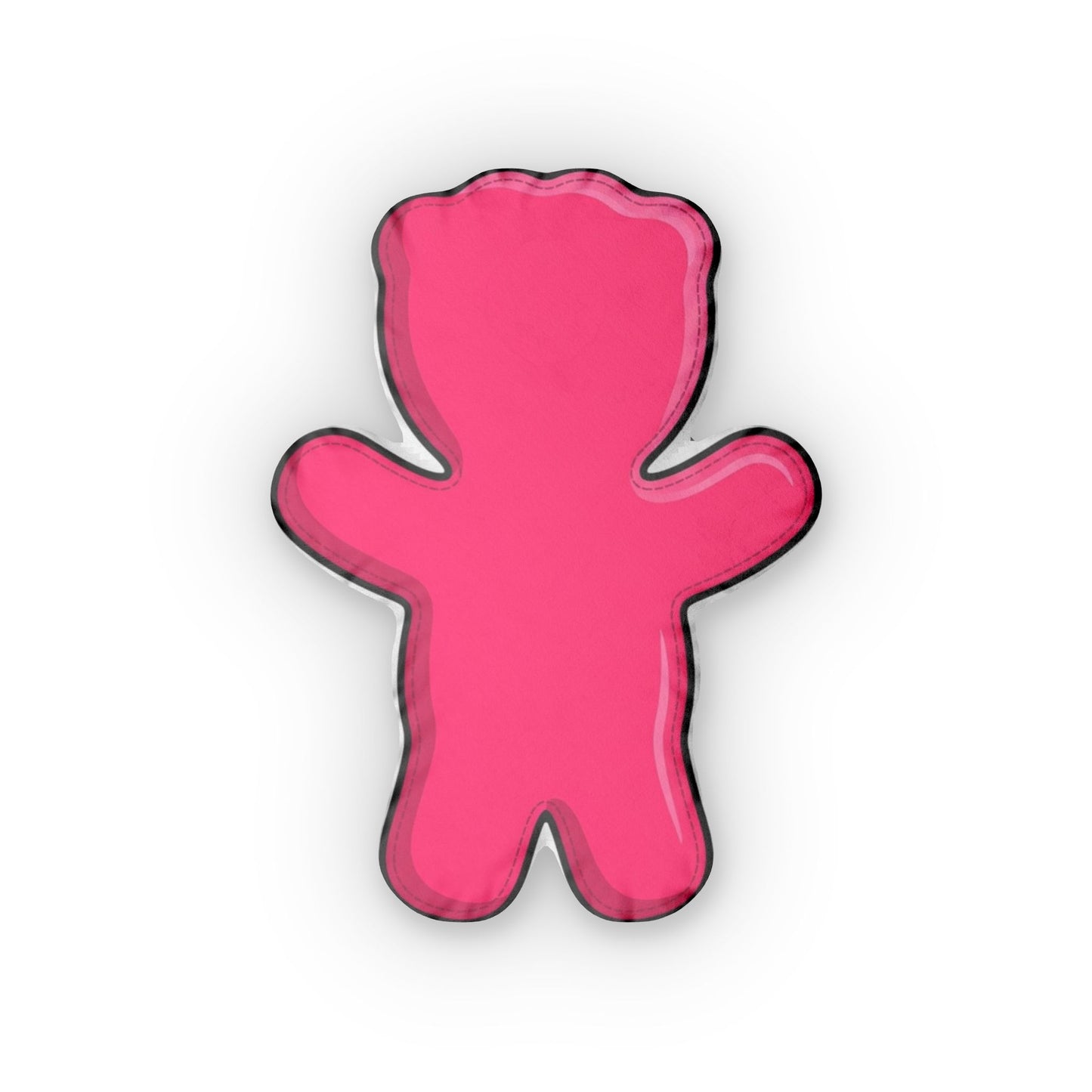 Hot pink kids fun Custom Shaped Pillow
