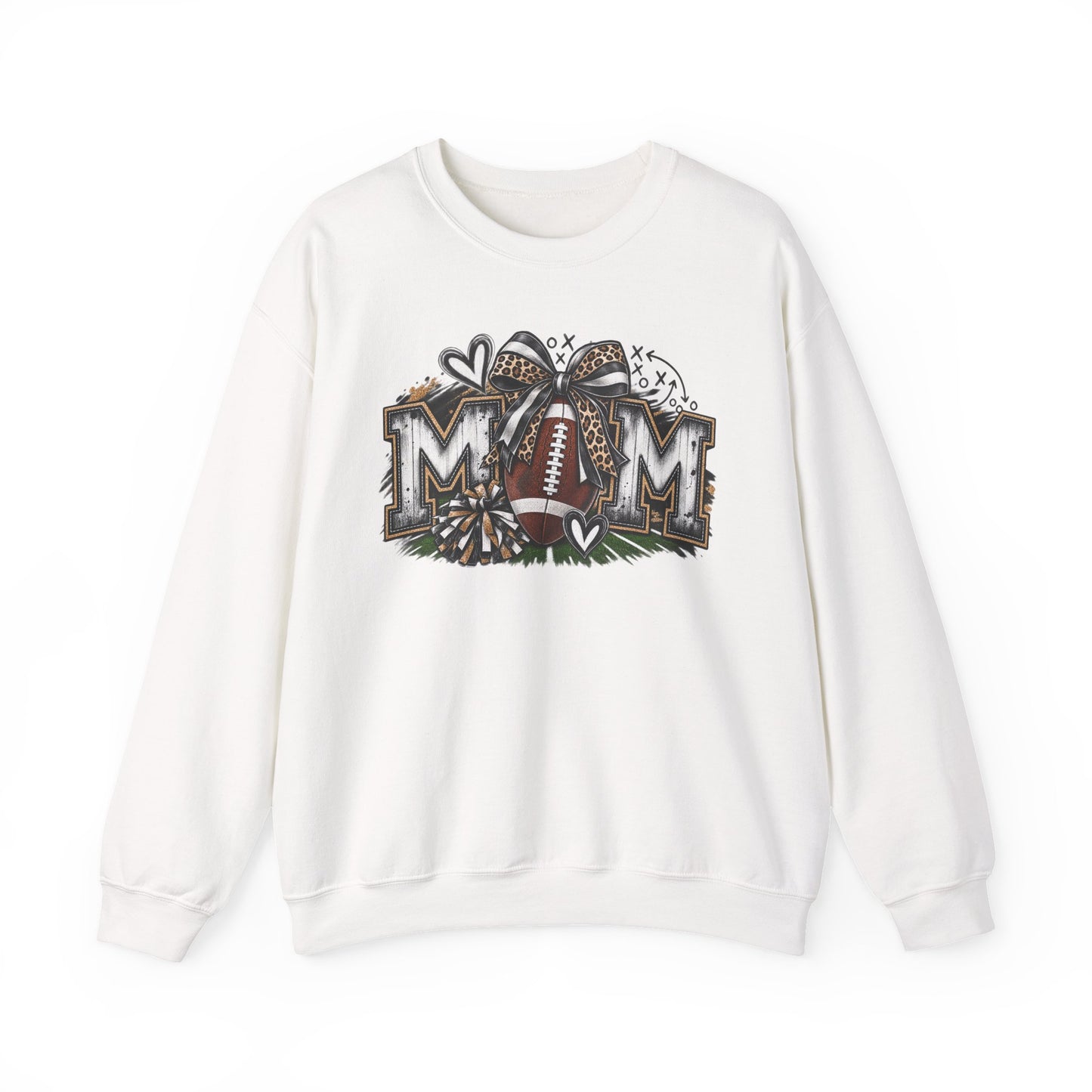 Proud Football Mom  Gildan Heavy Blend™ Crewneck Sweatshirt