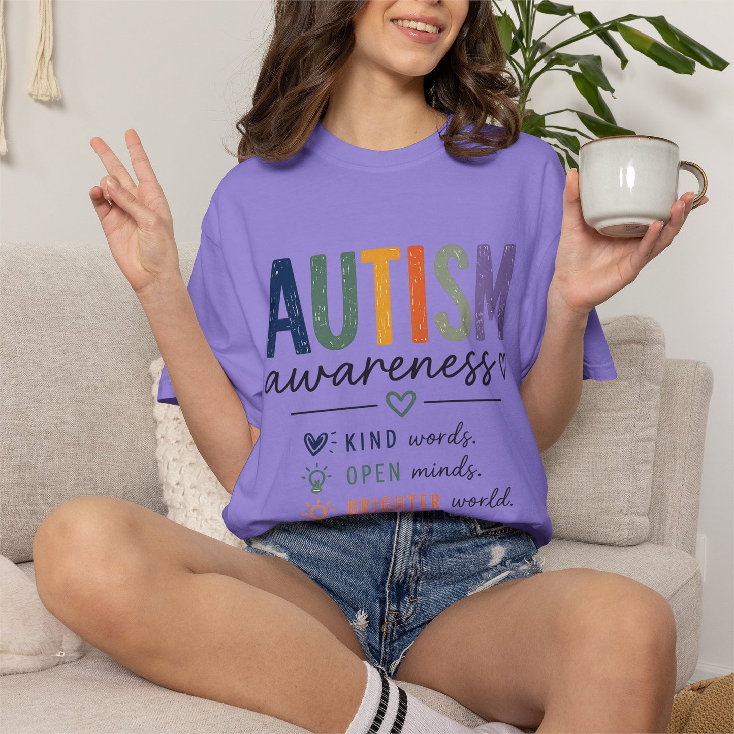 Autism Awareness Unisex Comfort Colors Tee