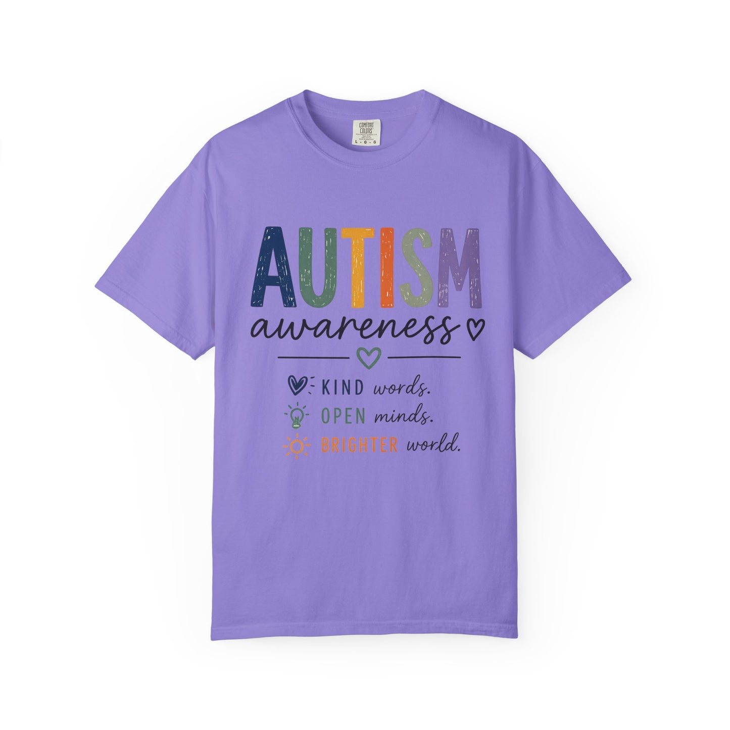 Autism Awareness Unisex Comfort Colors Tee