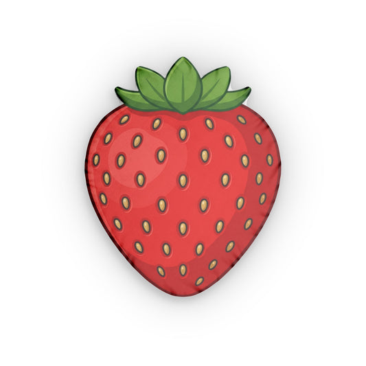 Sweet Strawberry Dreams Custom Shaped Pillows
