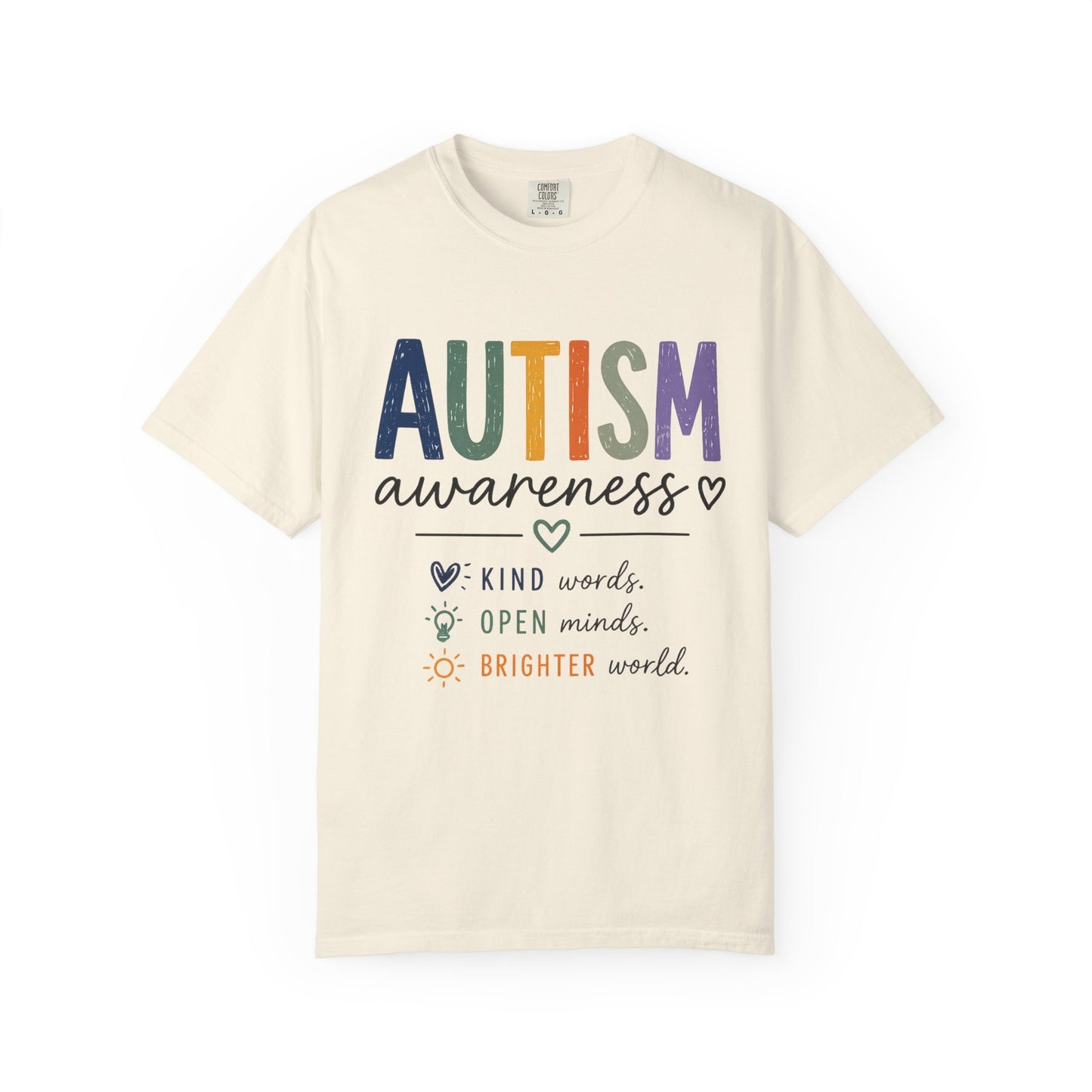 Autism Awareness Unisex Comfort Colors Tee