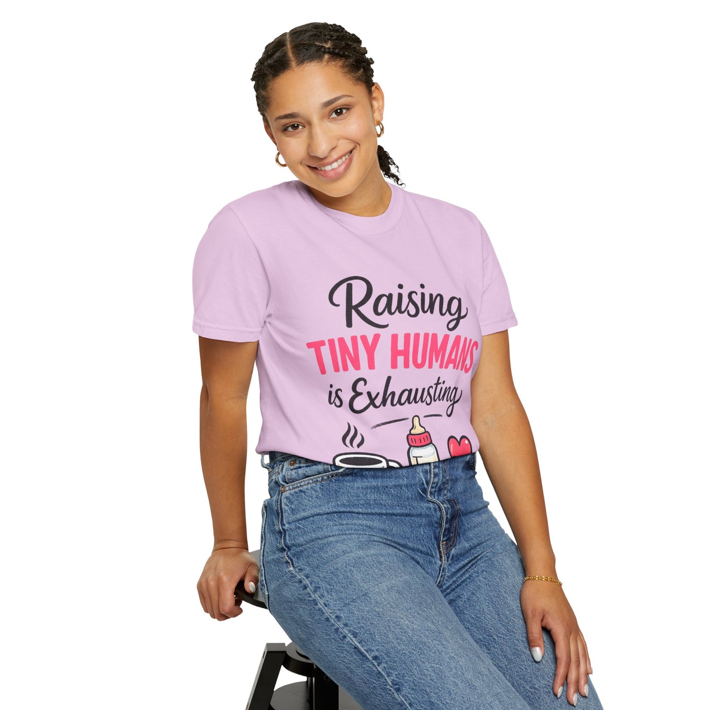 Raising Tiny Humans Comfort Colors Tee