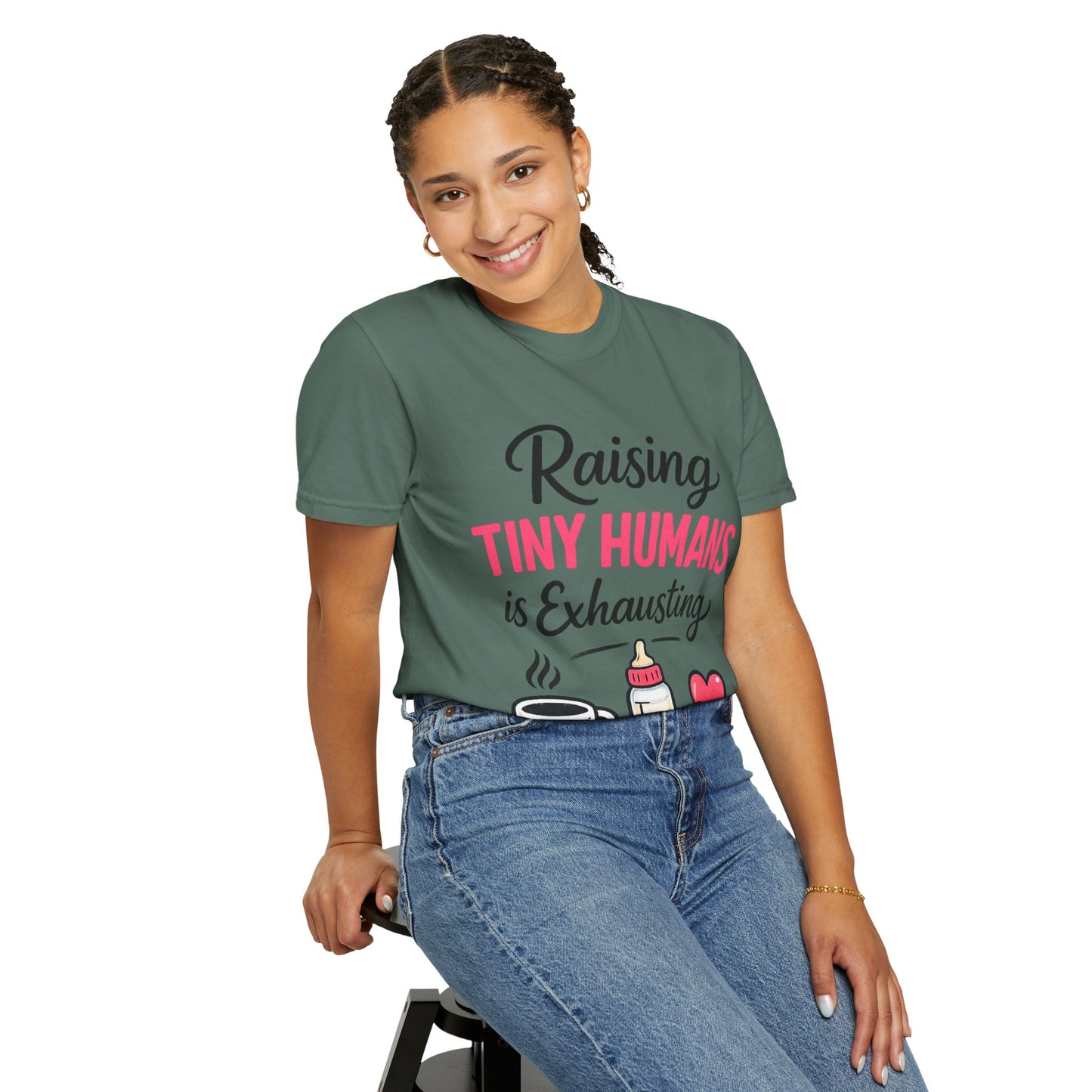 Raising Tiny Humans Comfort Colors Tee