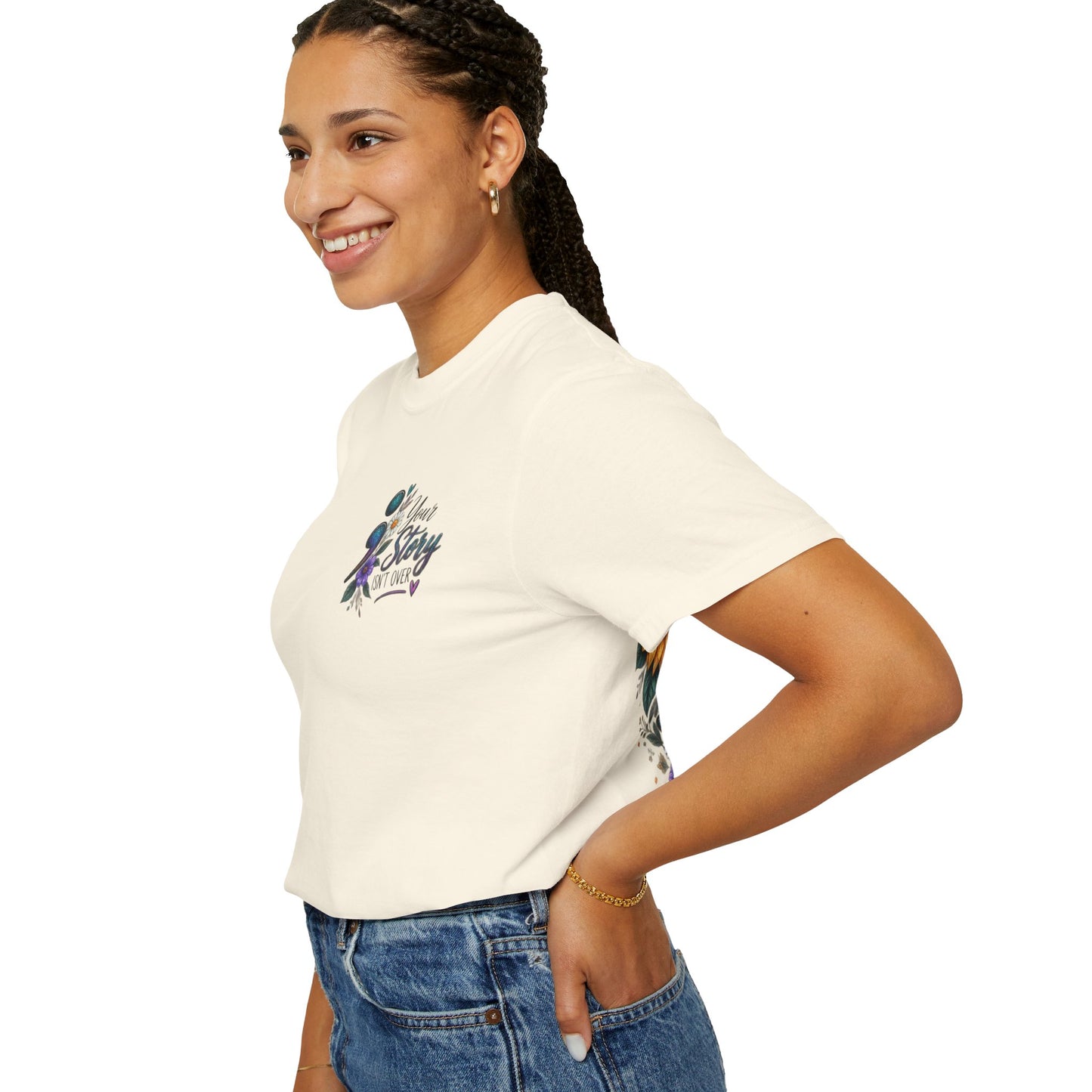 Your Story isn't over yet /Semicolon Mental Health Awareness Comfort Color Tee