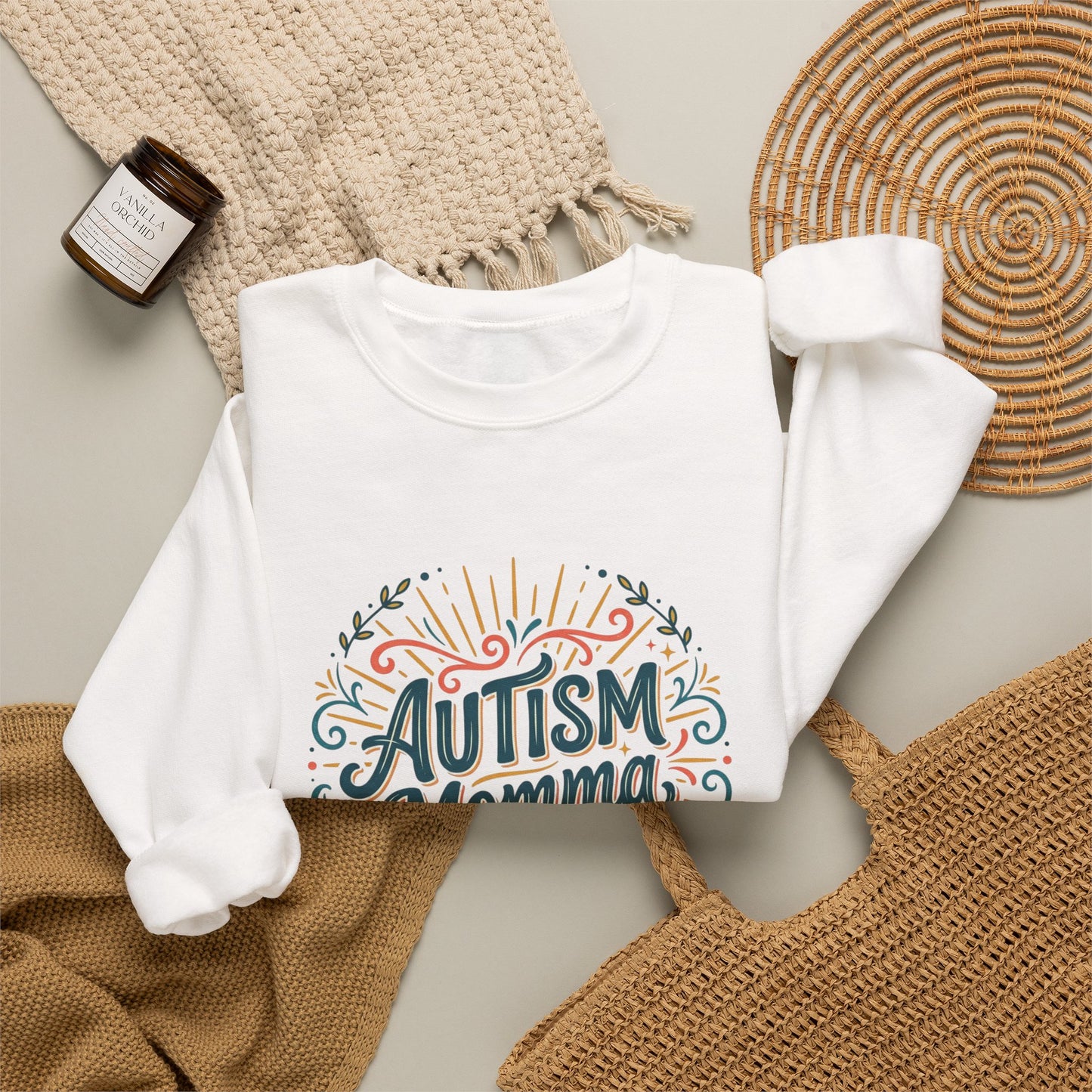 Autism Momma Unisex Heavy Blend™ Crewneck Sweatshirt