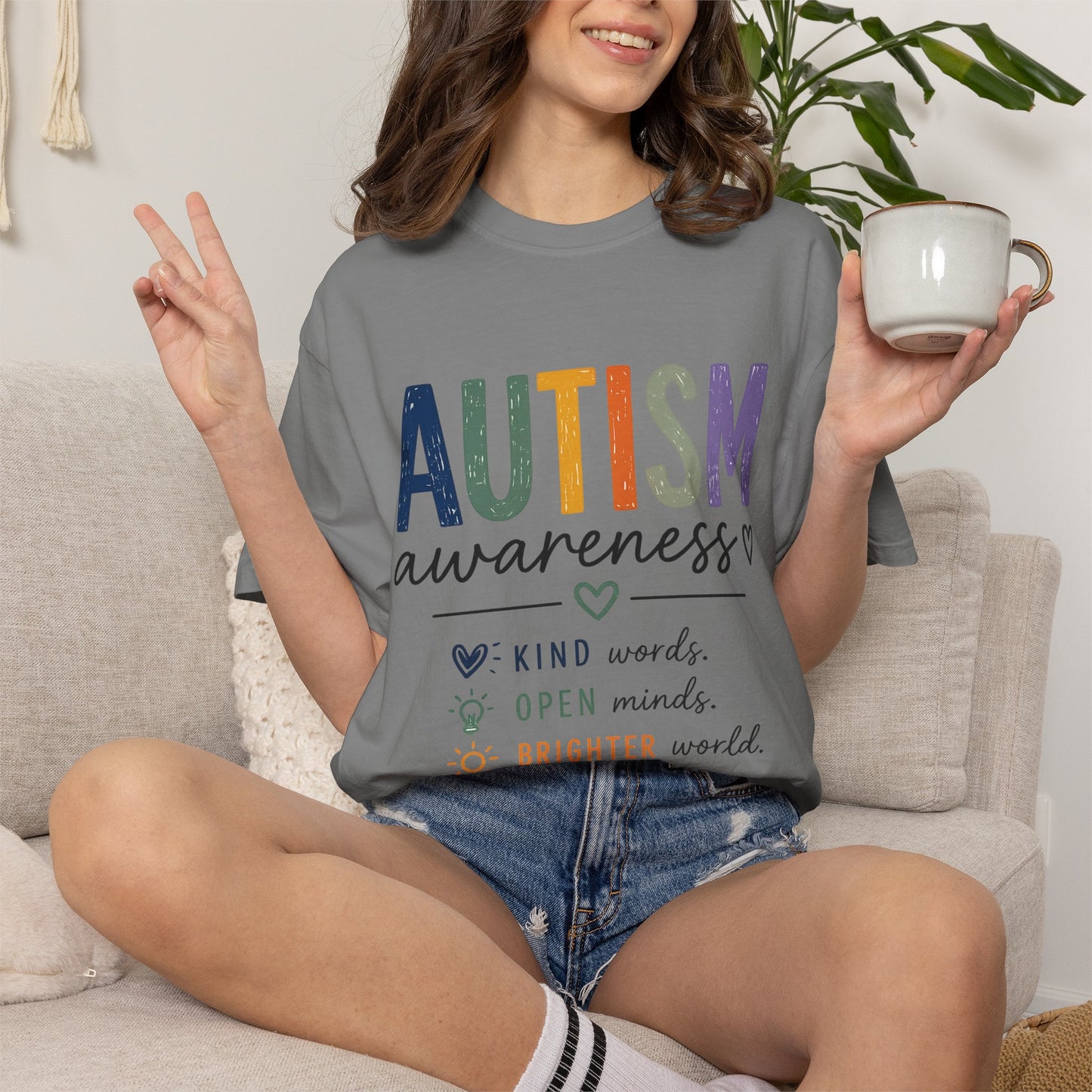 Autism Awareness Unisex Comfort Colors Tee