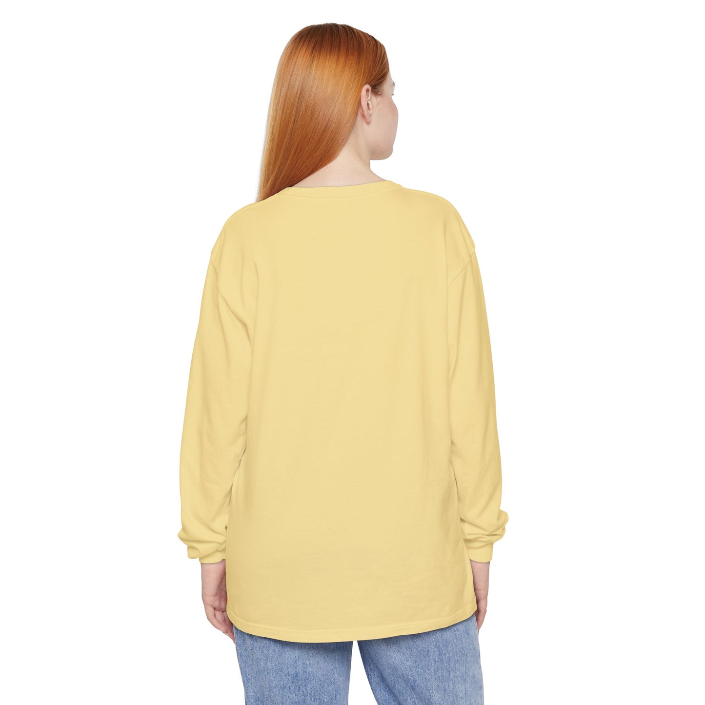 Tiny Humans. Big Attitudes Comfort Colors Unisex Long Sleeve T-Shirt