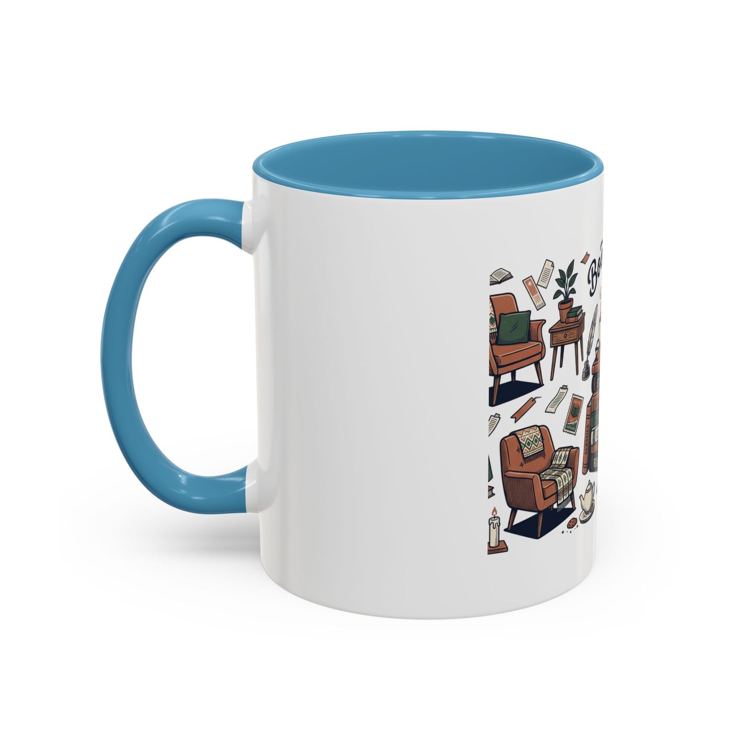 Book Lovers Accent Coffee Mug (11, 15oz)