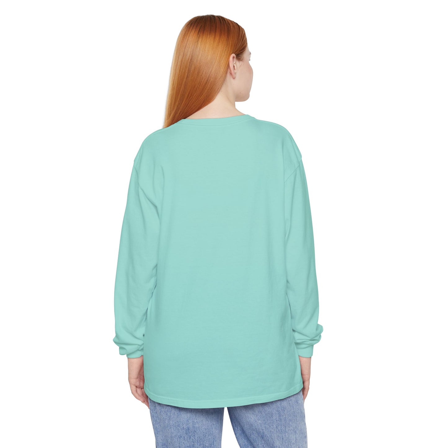 Tiny Humans. Big Attitudes Comfort Colors Unisex Long Sleeve T-Shirt