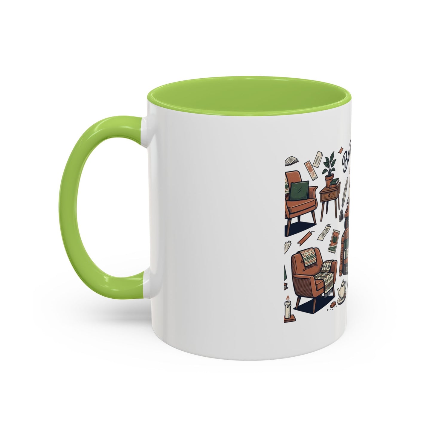 Book Lovers Accent Coffee Mug (11, 15oz)