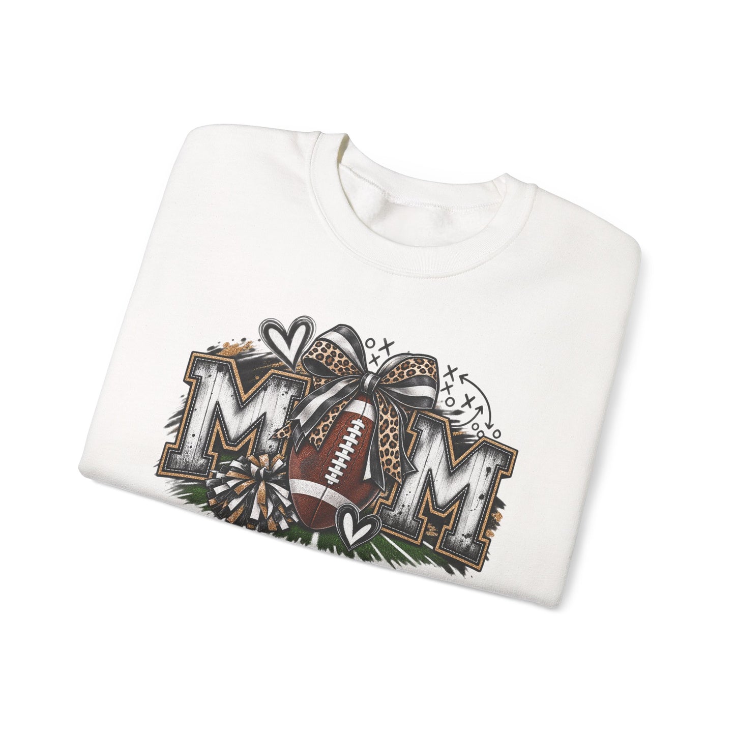 Proud Football Mom  Gildan Heavy Blend™ Crewneck Sweatshirt