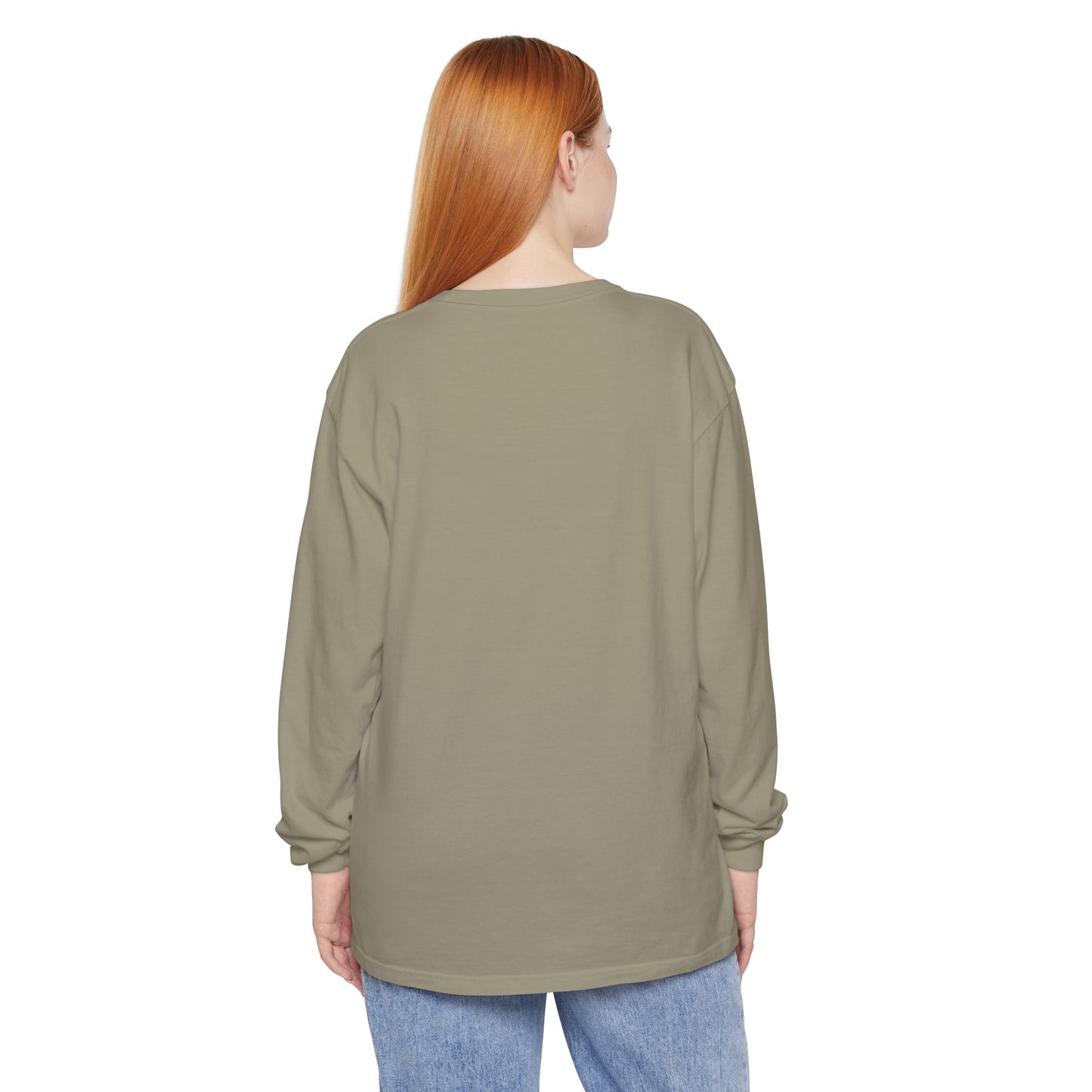 Tiny Humans. Big Attitudes Comfort Colors Unisex Long Sleeve T-Shirt