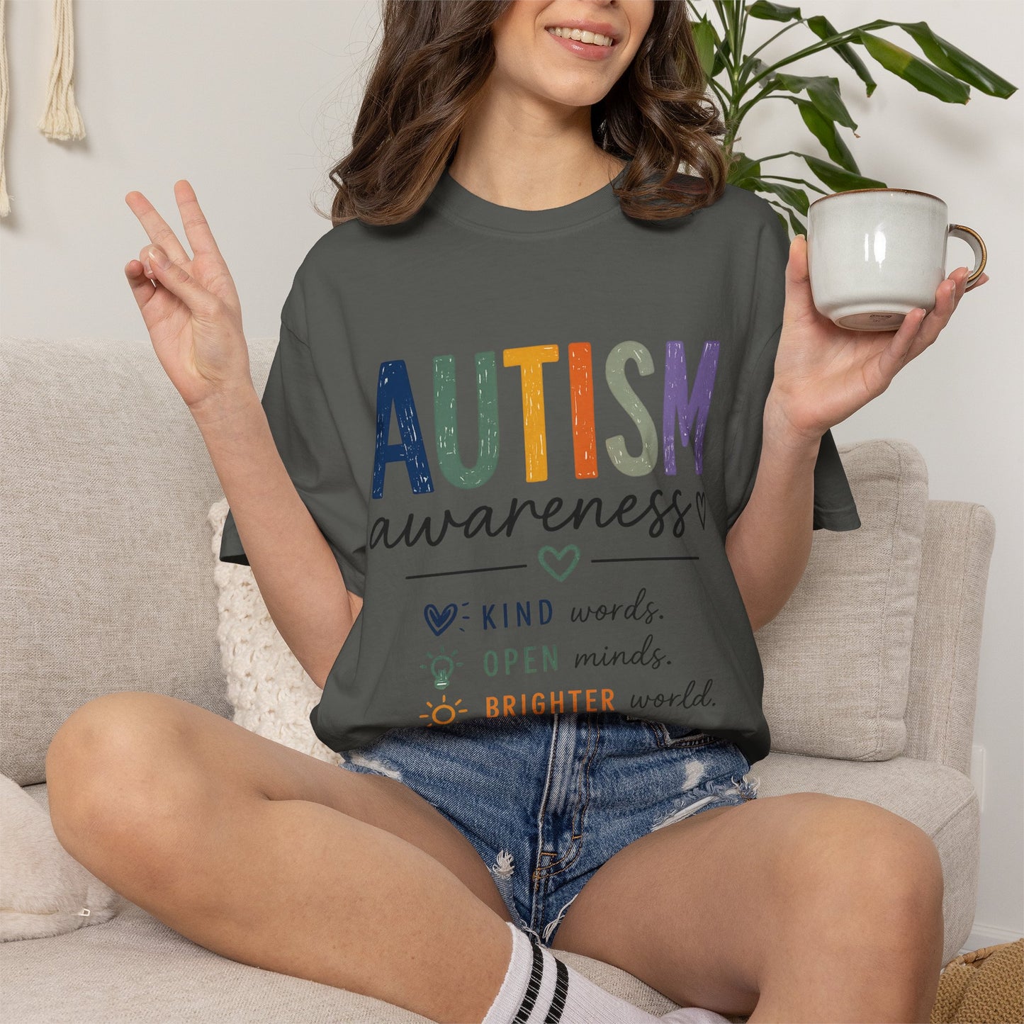 Autism Awareness Unisex Comfort Colors Tee
