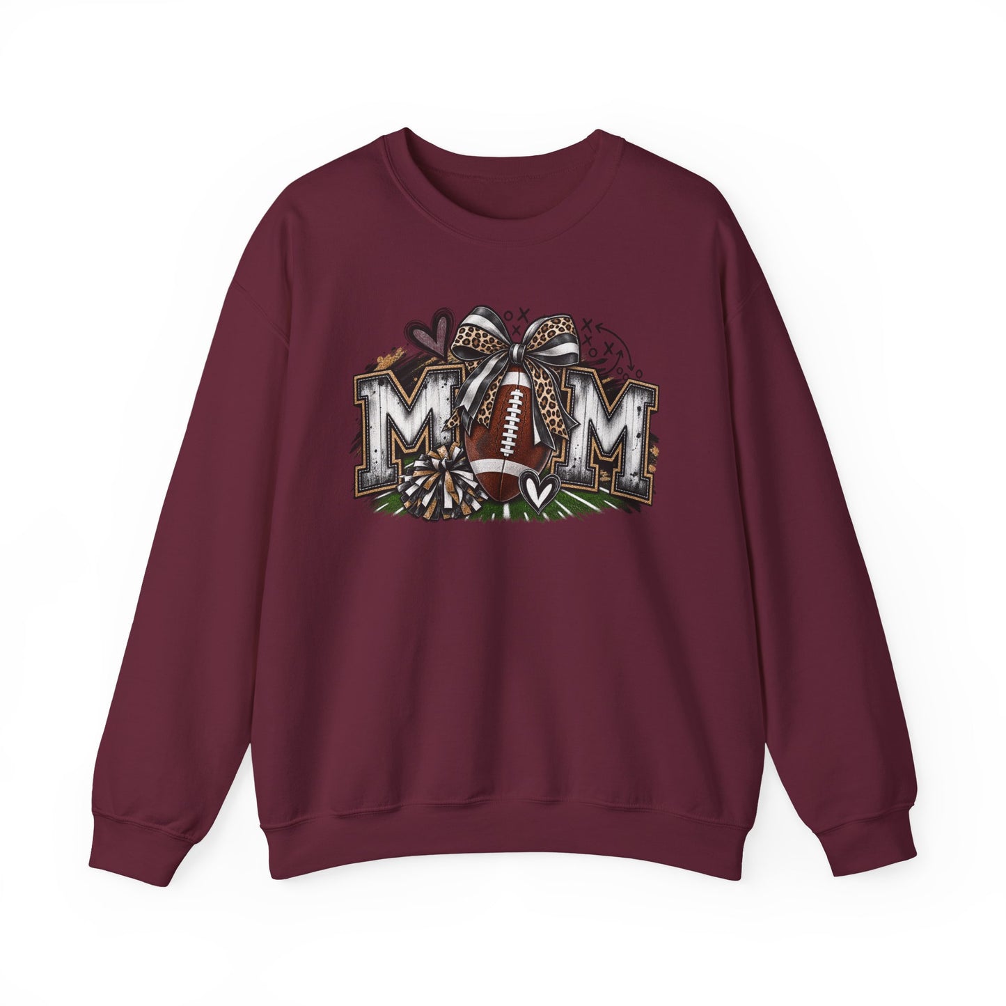 Proud Football Mom  Gildan Heavy Blend™ Crewneck Sweatshirt