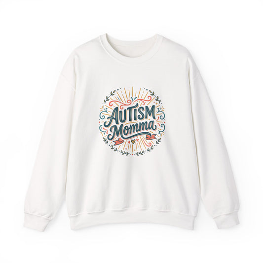 Autism Momma Unisex Heavy Blend™ Crewneck Sweatshirt