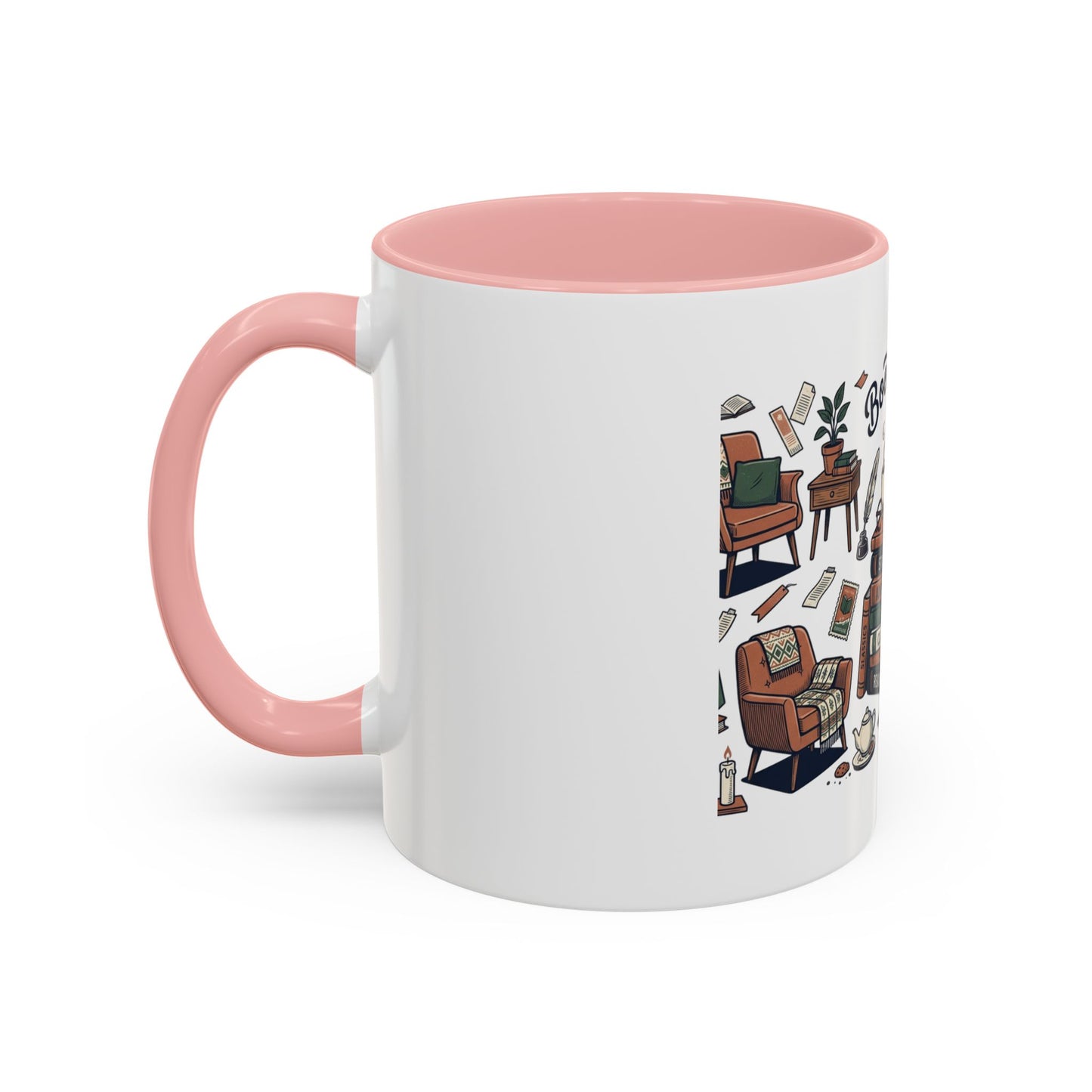 Book Lovers Accent Coffee Mug (11, 15oz)
